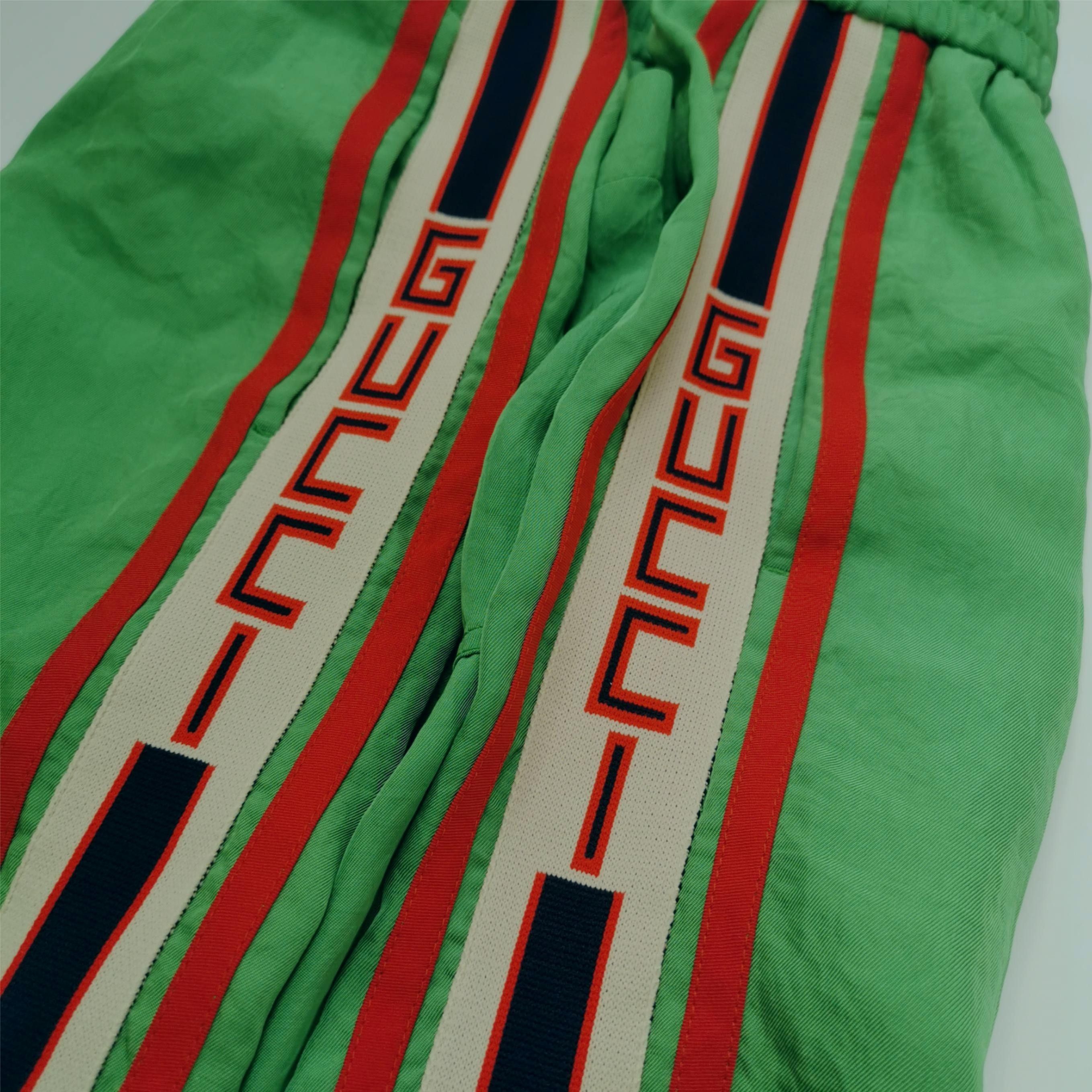 Gucci Green Drawstring Waist Casual Shorts Size US XXL / EU 58 / 5 - 5 Thumbnail