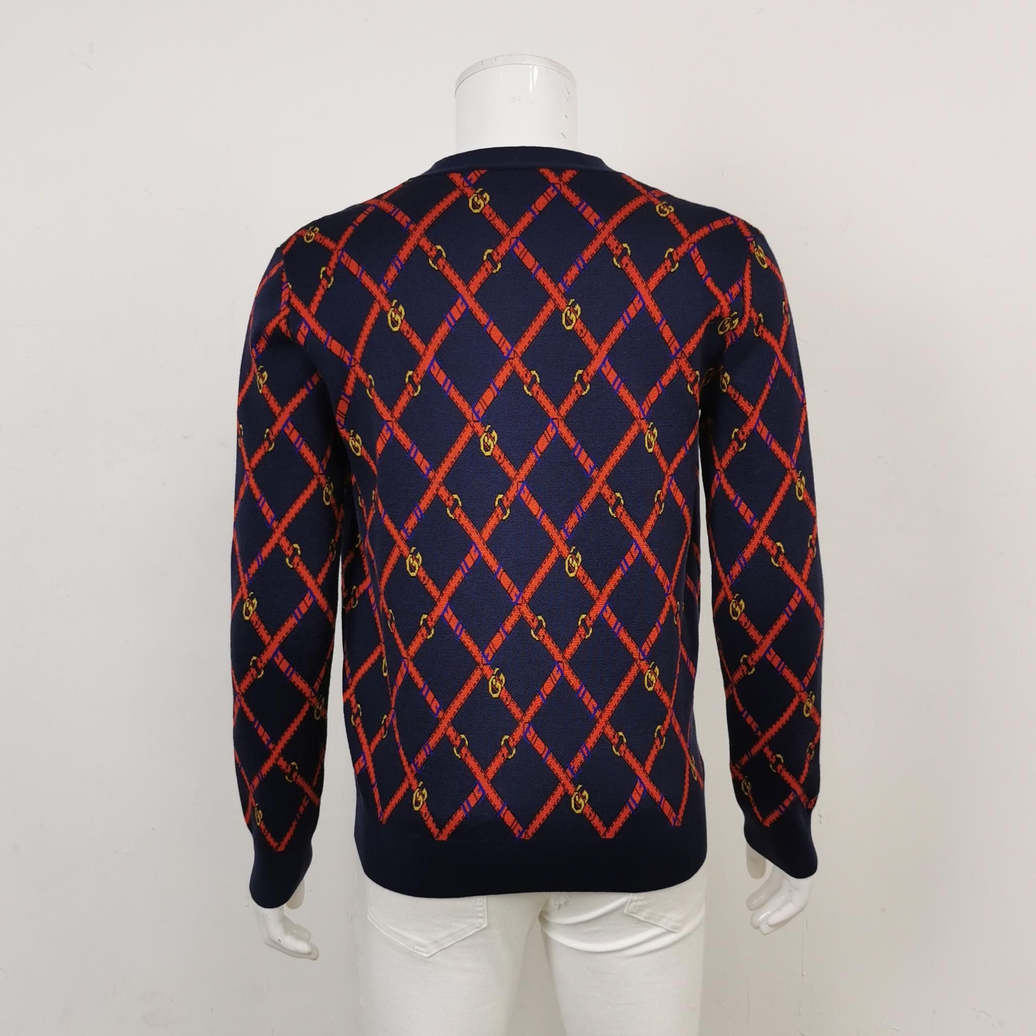 Gucci Gucci Wool GG Monogram Cardigan Size S Size US S / EU 44-46 / 1 - 4 Thumbnail