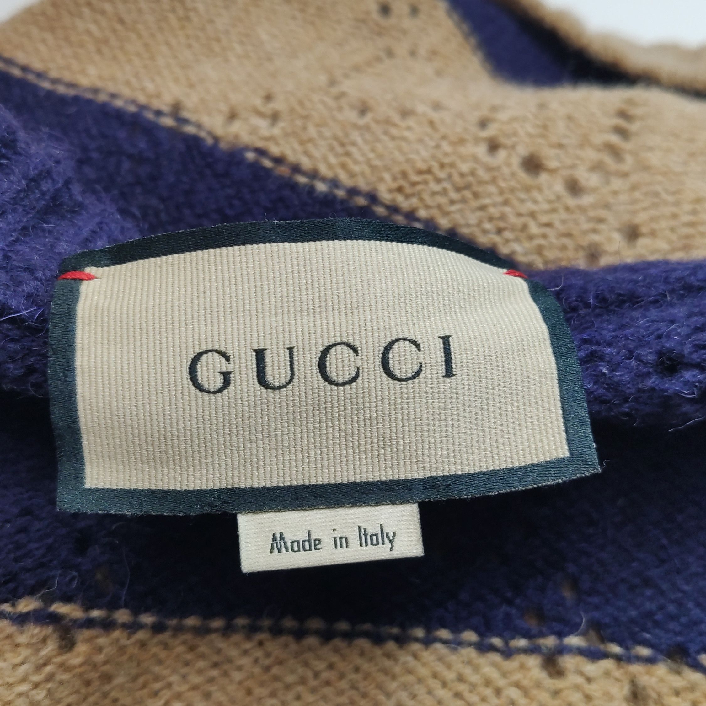 Gucci Gucci Wool Striped Double G Sweater L Size US L / EU 52-54 / 3 - 5 Thumbnail