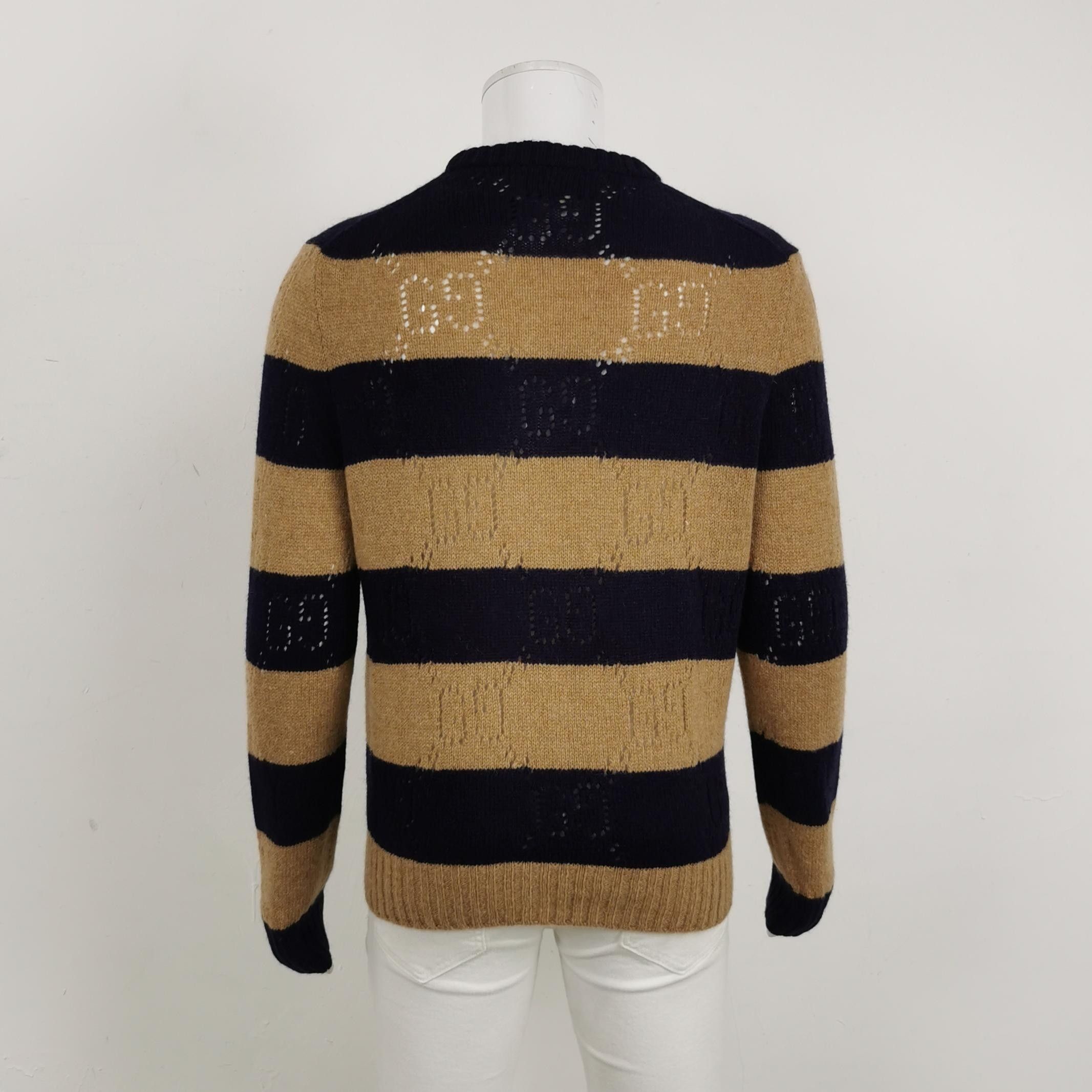 Gucci Gucci Wool Striped Double G Sweater L Size US L / EU 52-54 / 3 - 3 Thumbnail