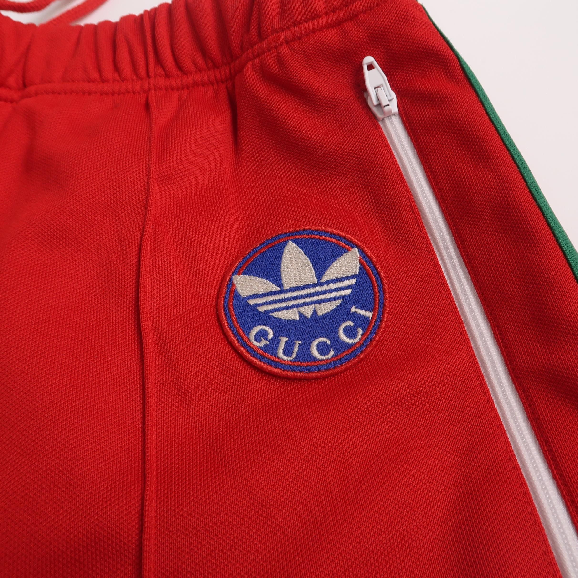 Gucci Gucci x Adidas Red Logo Track Pants Size US 32 / EU 48 - 6 Thumbnail
