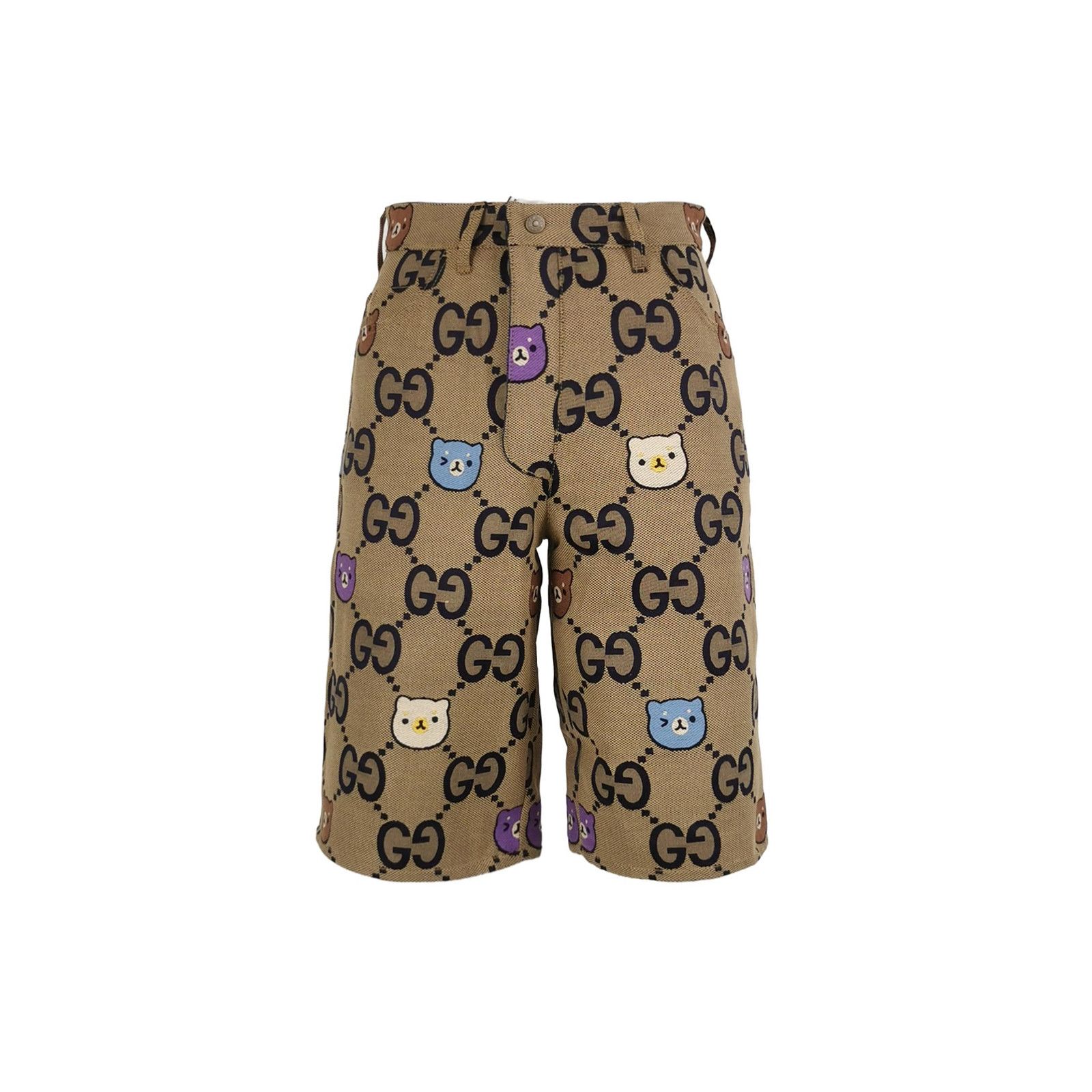 Gucci Gucci GG Cartoon Bear Print Casual Shorts Size US 30 / EU 46 - 2 Thumbnail