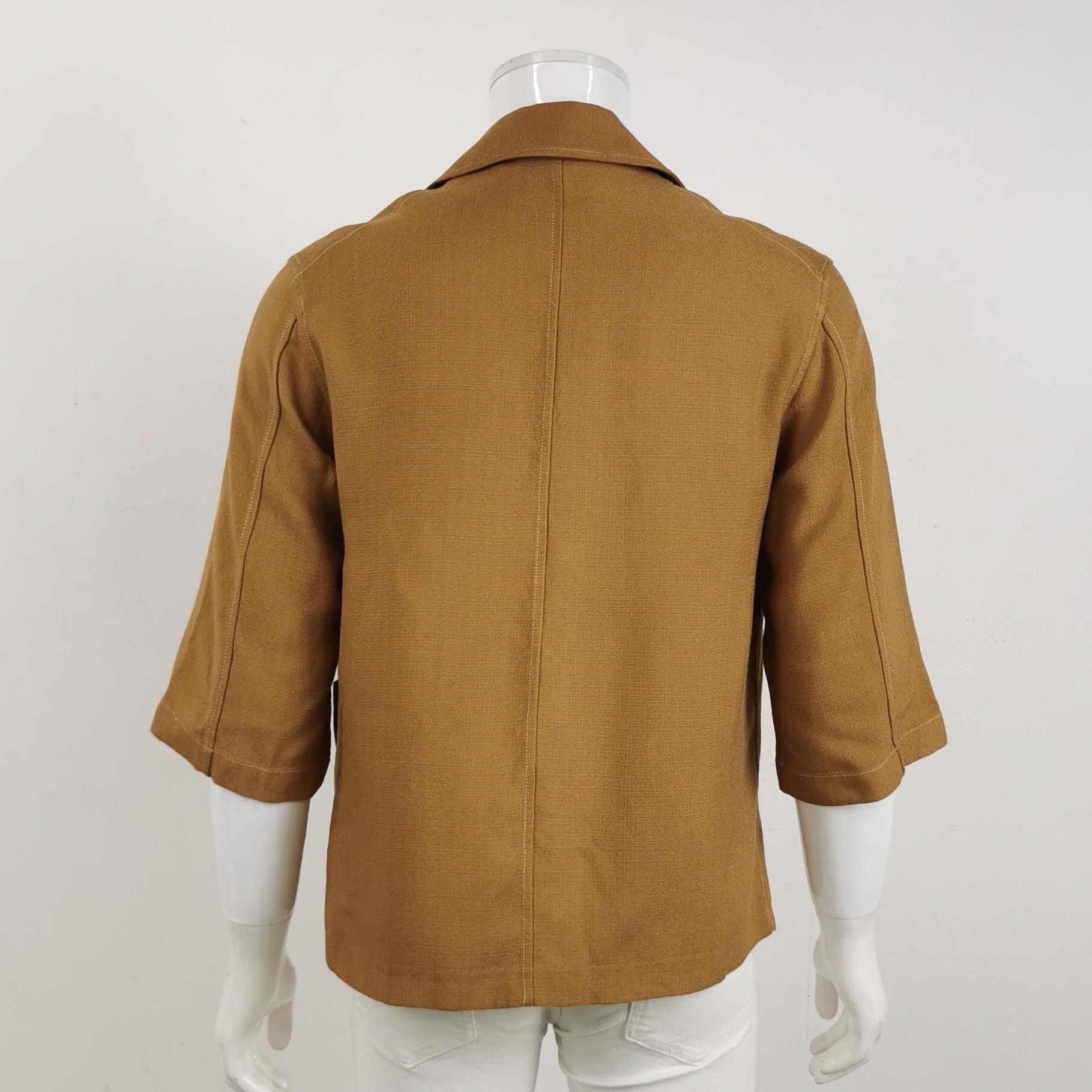 Gucci Gucci S Size Brown Cotton Jacket Size US S / EU 44-46 / 1 - 4 Thumbnail