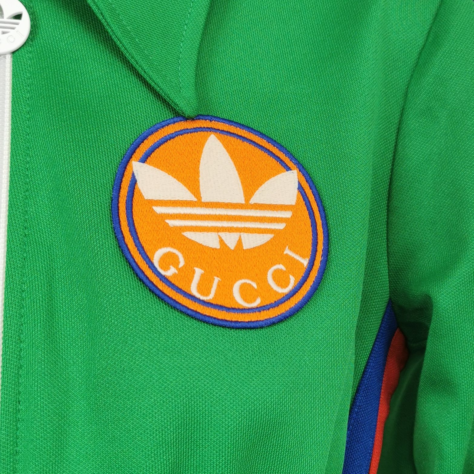 Gucci Gucci x adidas Green Logo Zip-Up Jumpsuit XS Size 38" / US 16 / IT 52 - 6 Thumbnail