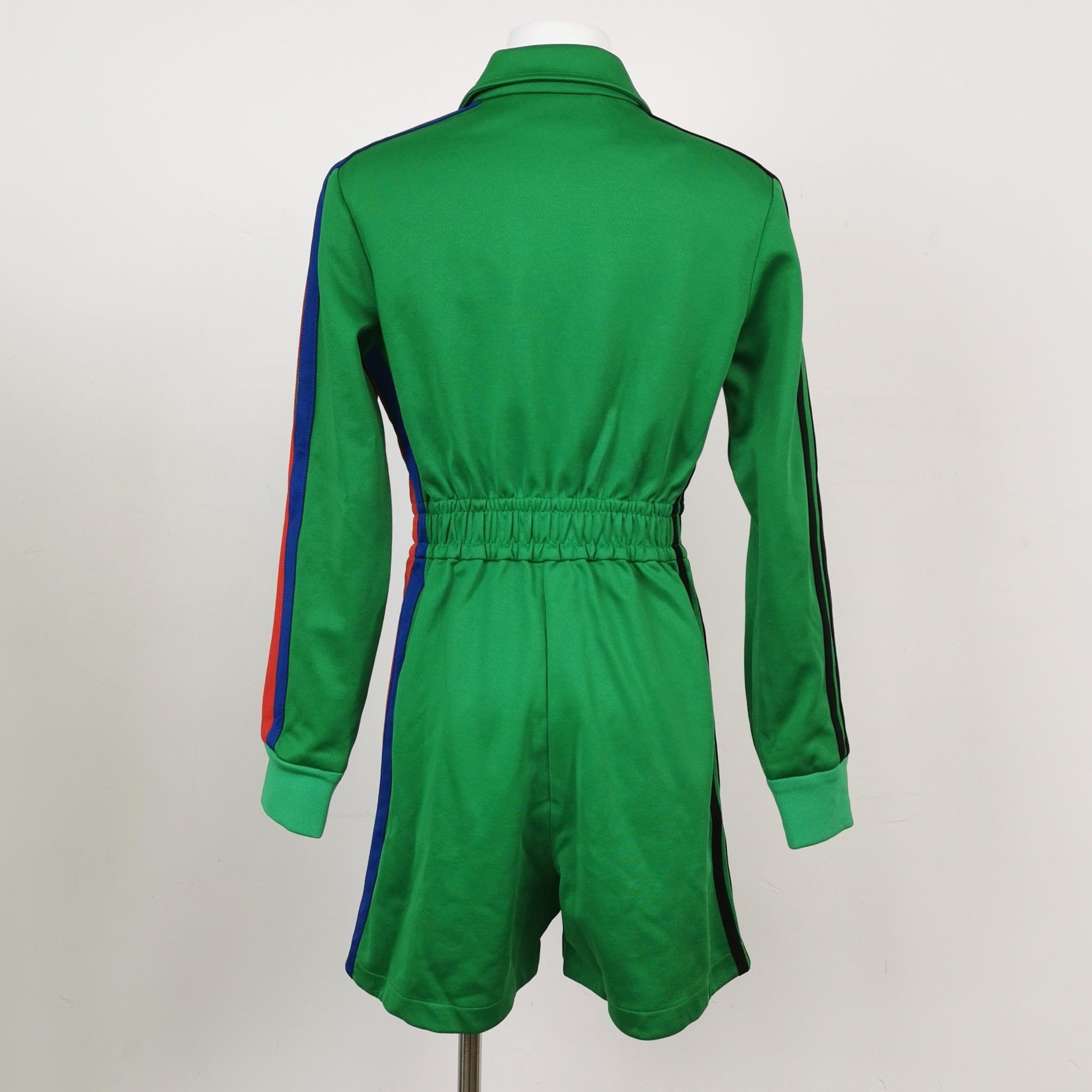 Gucci Gucci x adidas Green Logo Zip-Up Jumpsuit XS Size 38" / US 16 / IT 52 - 4 Thumbnail