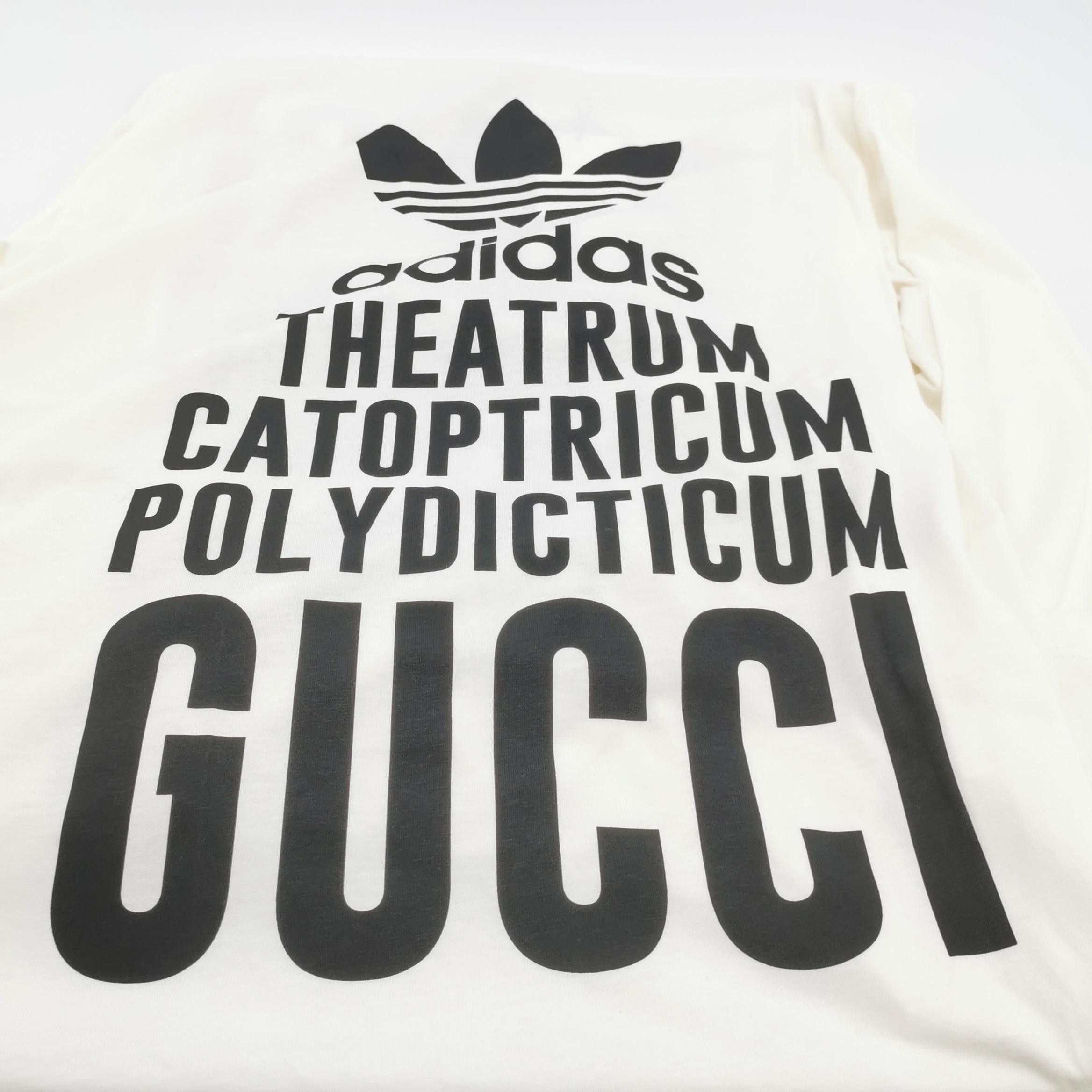 Gucci Gucci x adidas Logo Cotton Long-Sleeve T-Shirt M Size M / US 6-8 / IT 42-44 - 7 Thumbnail