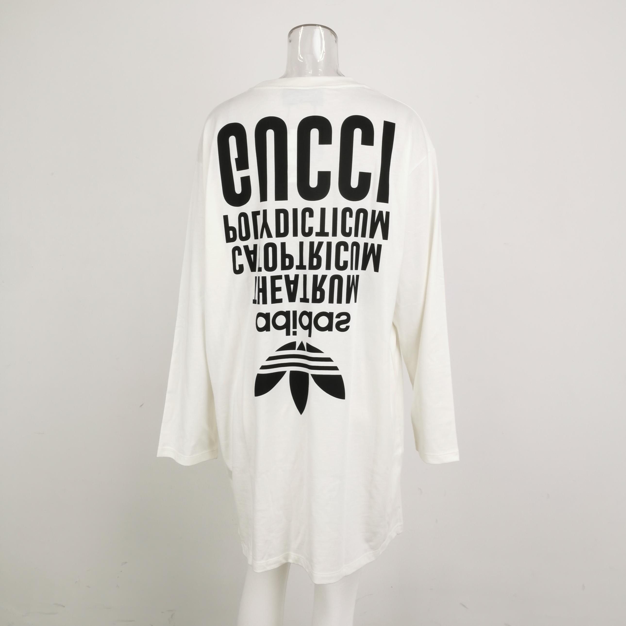 Gucci Gucci x adidas Logo Cotton Long-Sleeve T-Shirt M Size M / US 6-8 / IT 42-44 - 5 Thumbnail