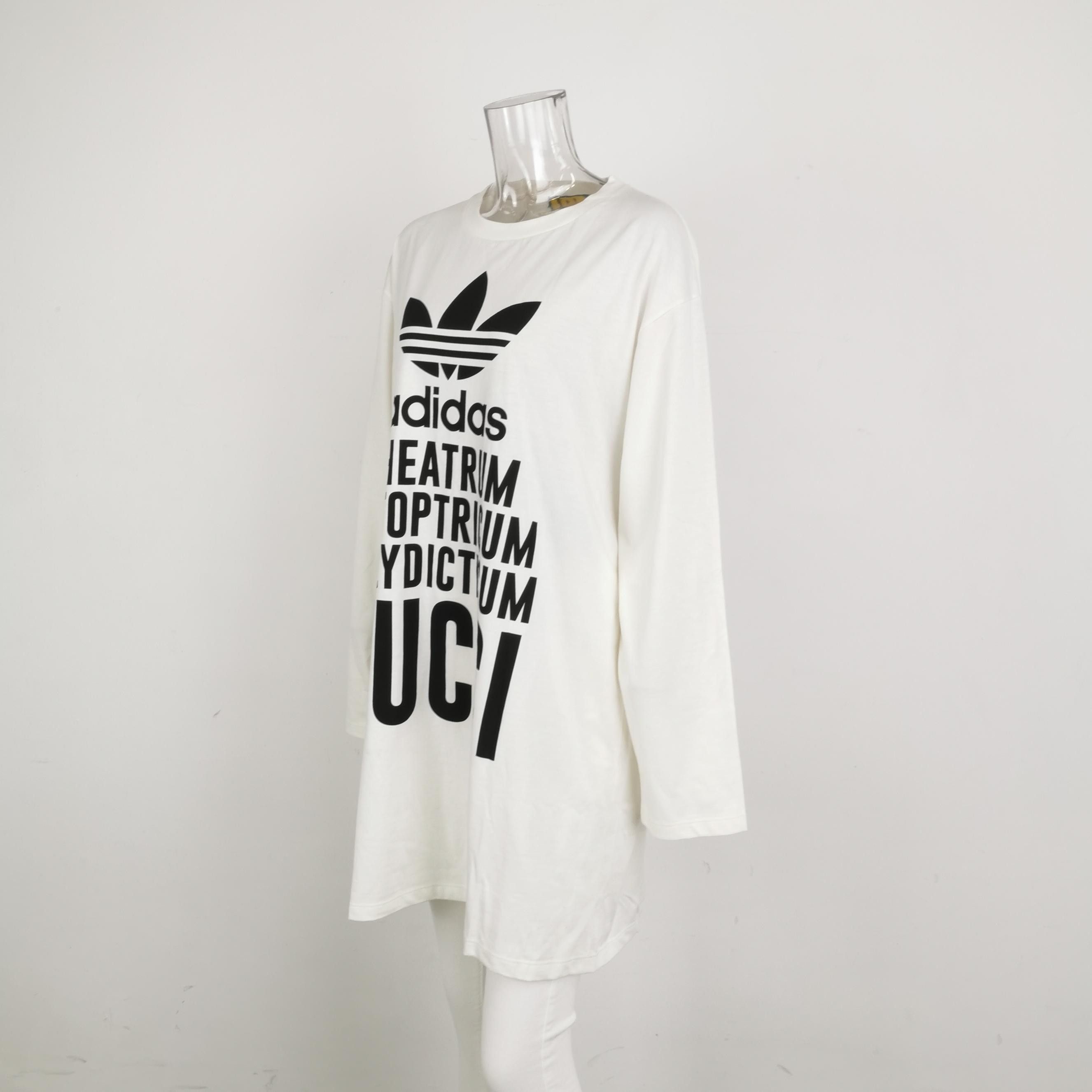 Gucci Gucci x adidas Logo Cotton Long-Sleeve T-Shirt M Size M / US 6-8 / IT 42-44 - 4 Thumbnail