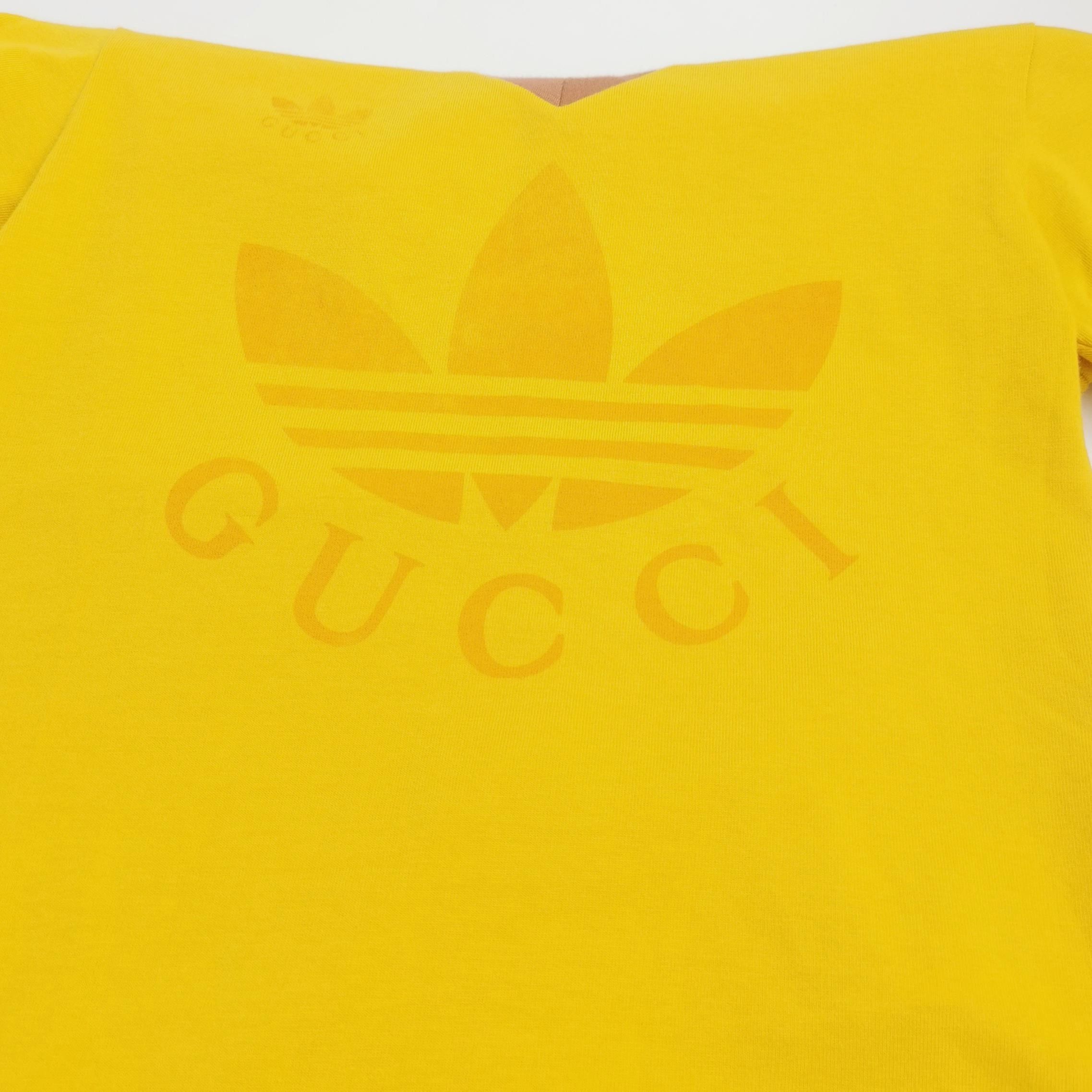 Gucci Gucci x adidas Cotton Logo Short-Sleeve T-Shirt XXS Size XXS / US 00 / IT 34 - 5 Thumbnail