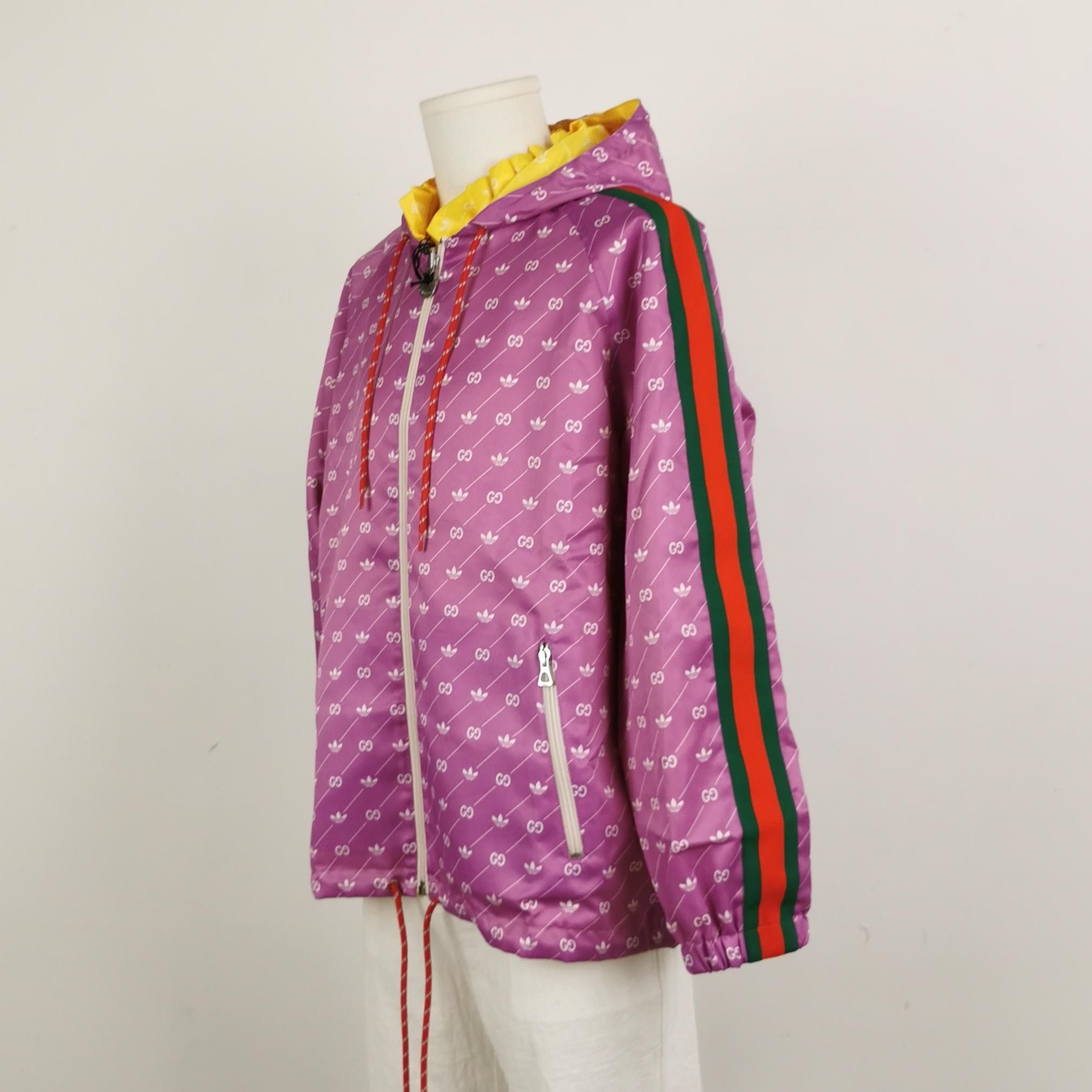 Gucci Gucci x Adidas XS Reversible Logo Print Jacket Size S / US 4 / IT 40 - 10 Thumbnail