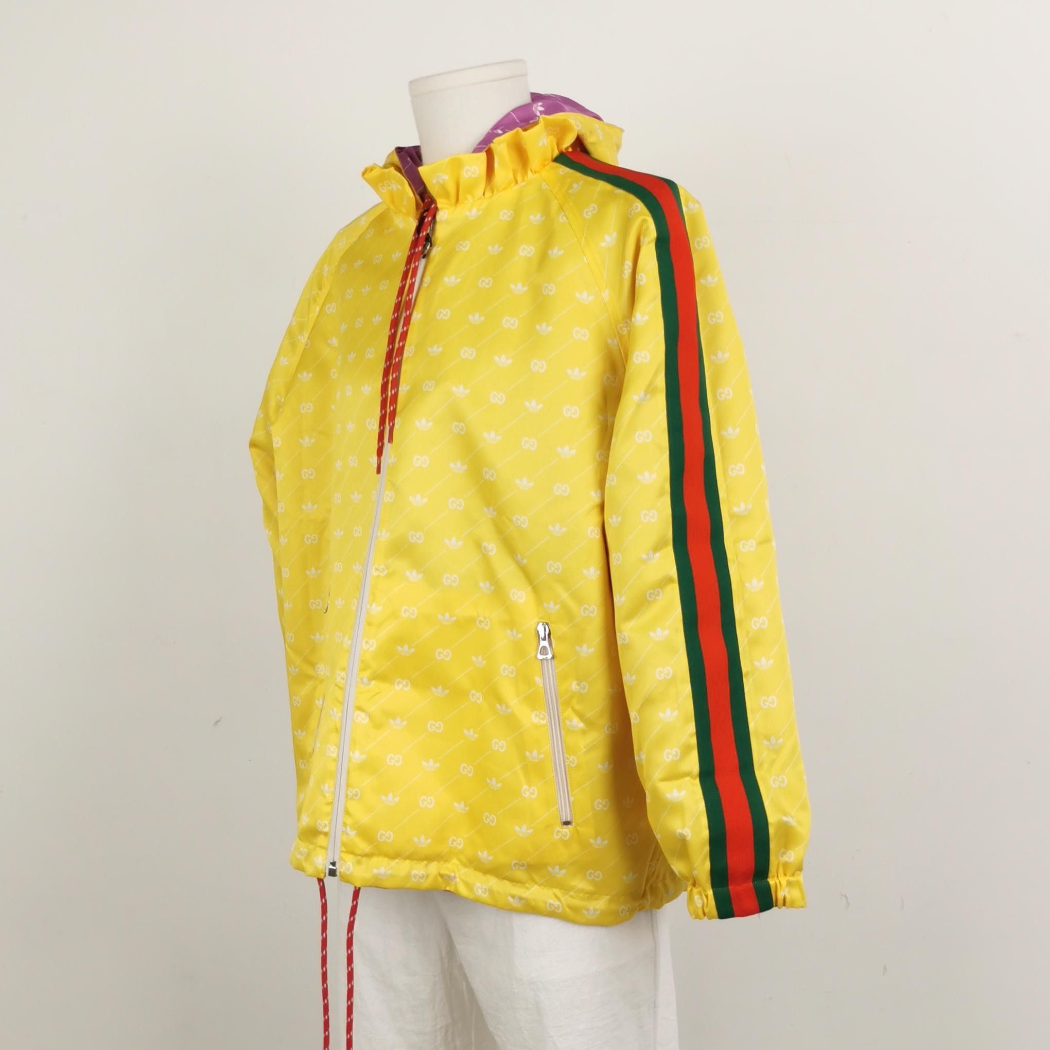 Gucci Gucci x Adidas XS Reversible Logo Print Jacket Size S / US 4 / IT 40 - 4 Thumbnail