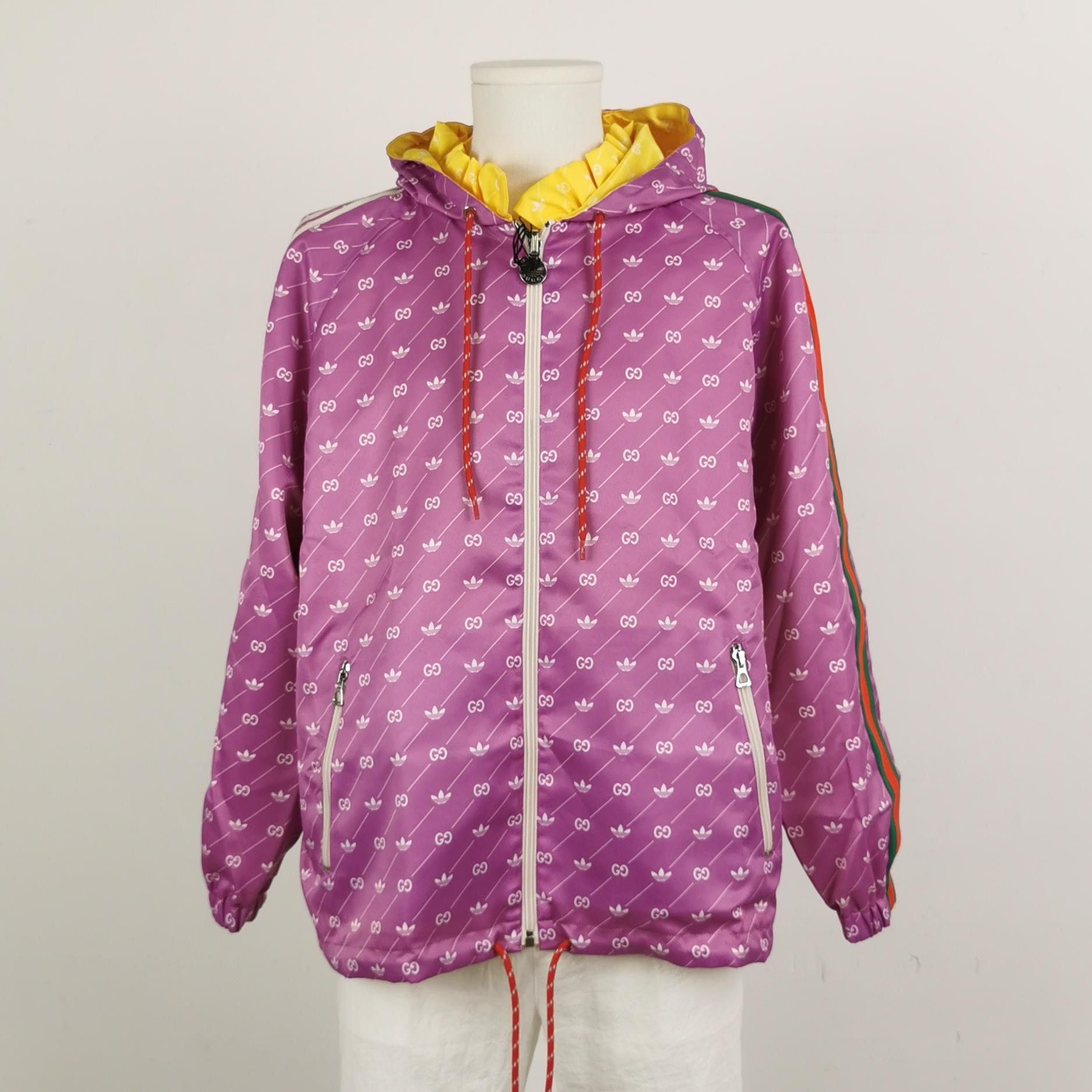 Gucci Gucci x Adidas XS Reversible Logo Print Jacket Size S / US 4 / IT 40 - 7 Thumbnail