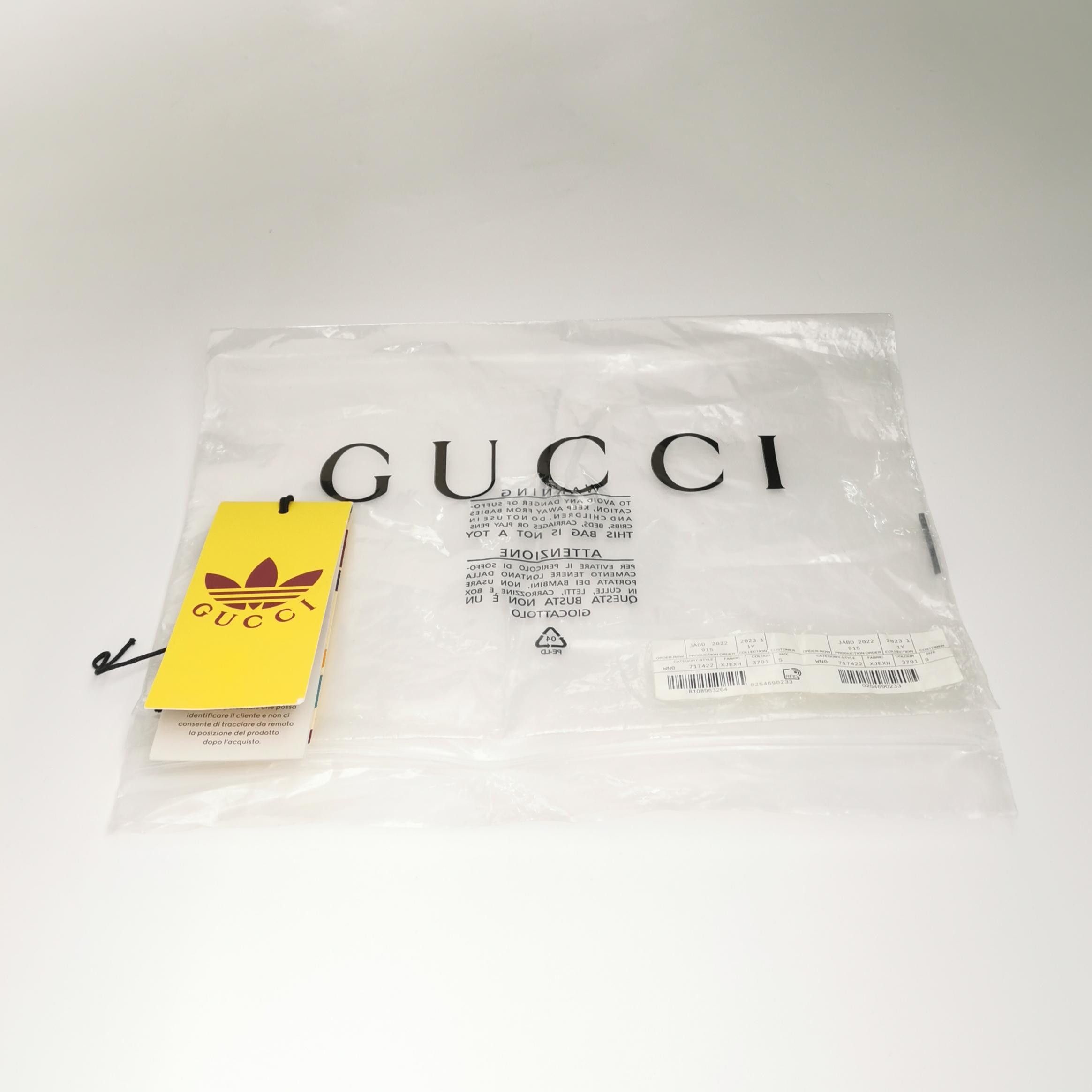 Gucci Gucci x adidas Green Cotton Logo Crewneck T-Shirt S Size S / US 4 / IT 40 - 10 Thumbnail