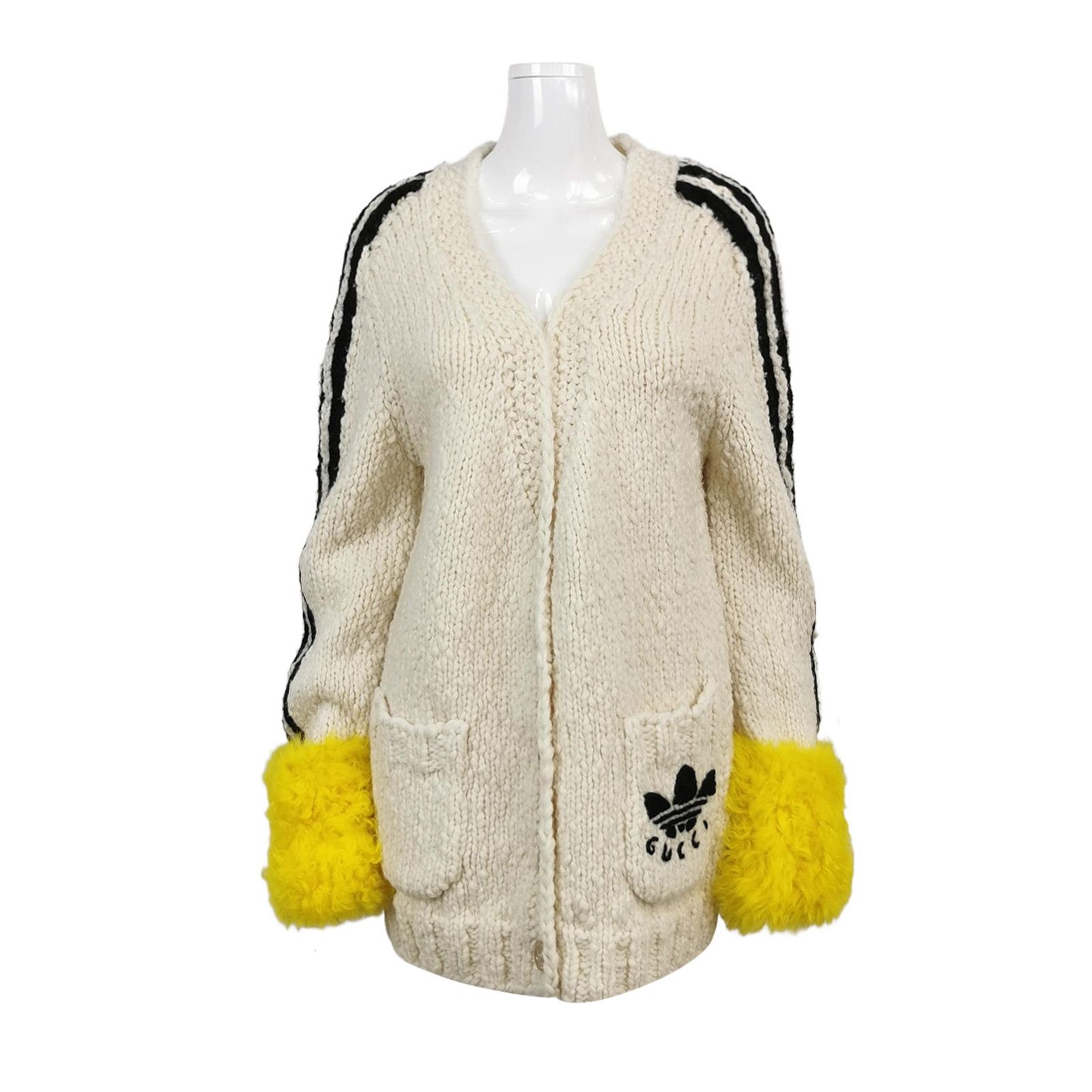 Gucci Gucci x adidas Wool Blend Cardigan XS Size XS / US 0-2 / IT 36-38 - 2 Thumbnail