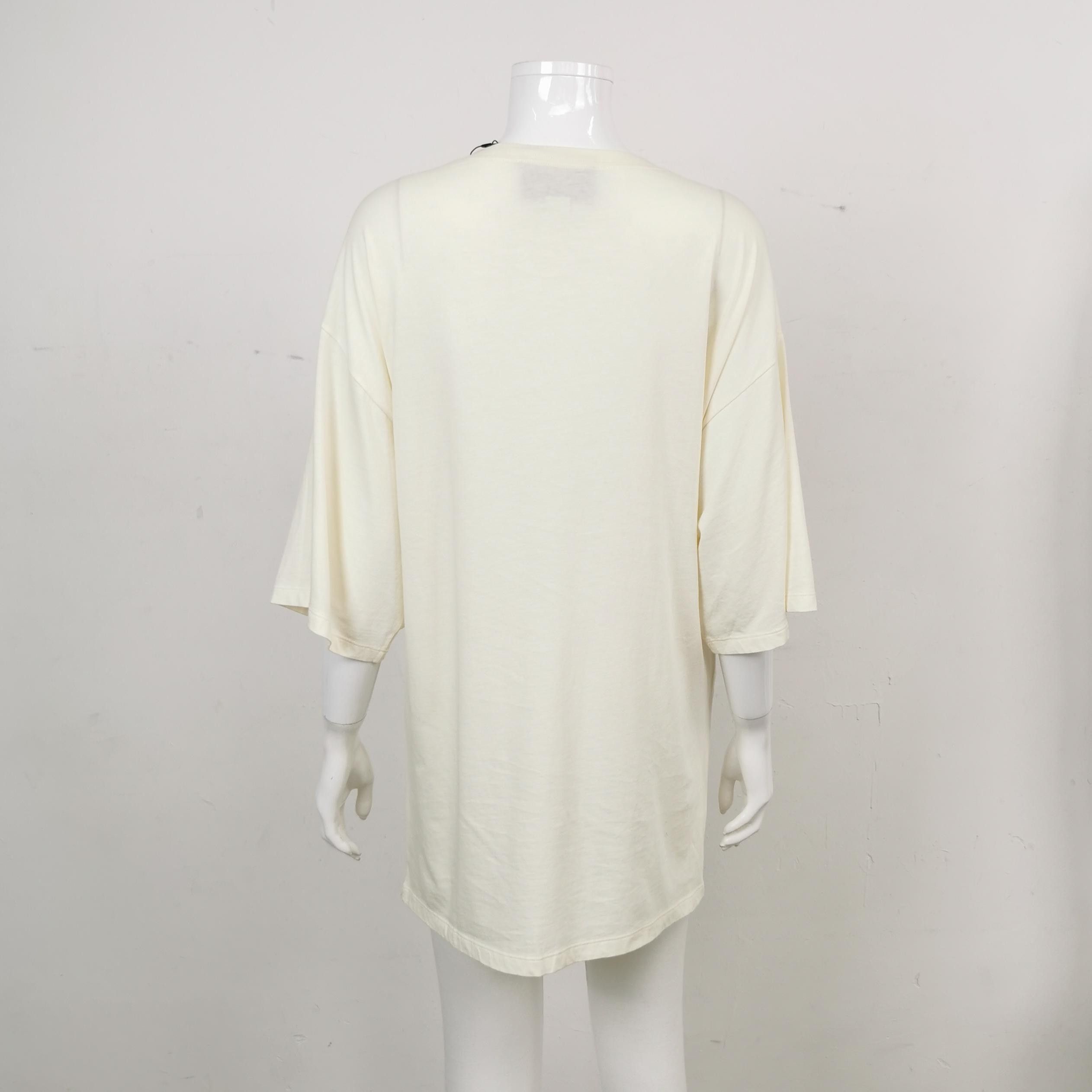 Gucci Gucci Interlocking GG Logo Cotton Crewneck T-Shirt XXS Size XXS / US 00 / IT 34 - 4 Thumbnail