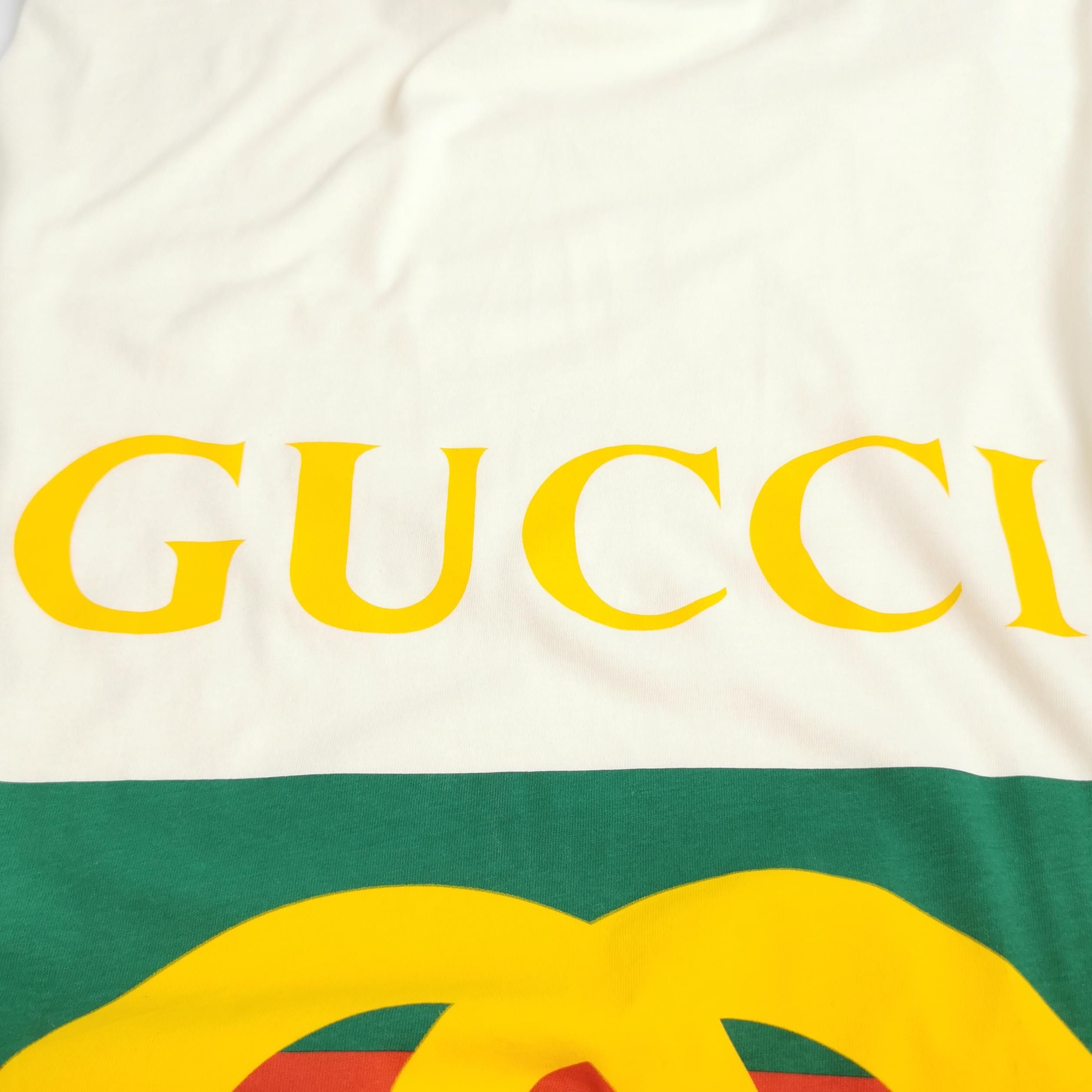 Gucci Gucci Interlocking GG Logo Cotton Crewneck T-Shirt XXS Size XXS / US 00 / IT 34 - 5 Thumbnail