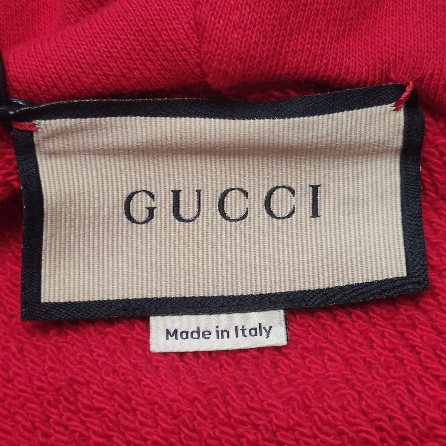 Gucci Gucci Red Colorblock Stripe Logo Hooded Sweatshirt S Size S / US 4 / IT 40 - 9 Thumbnail