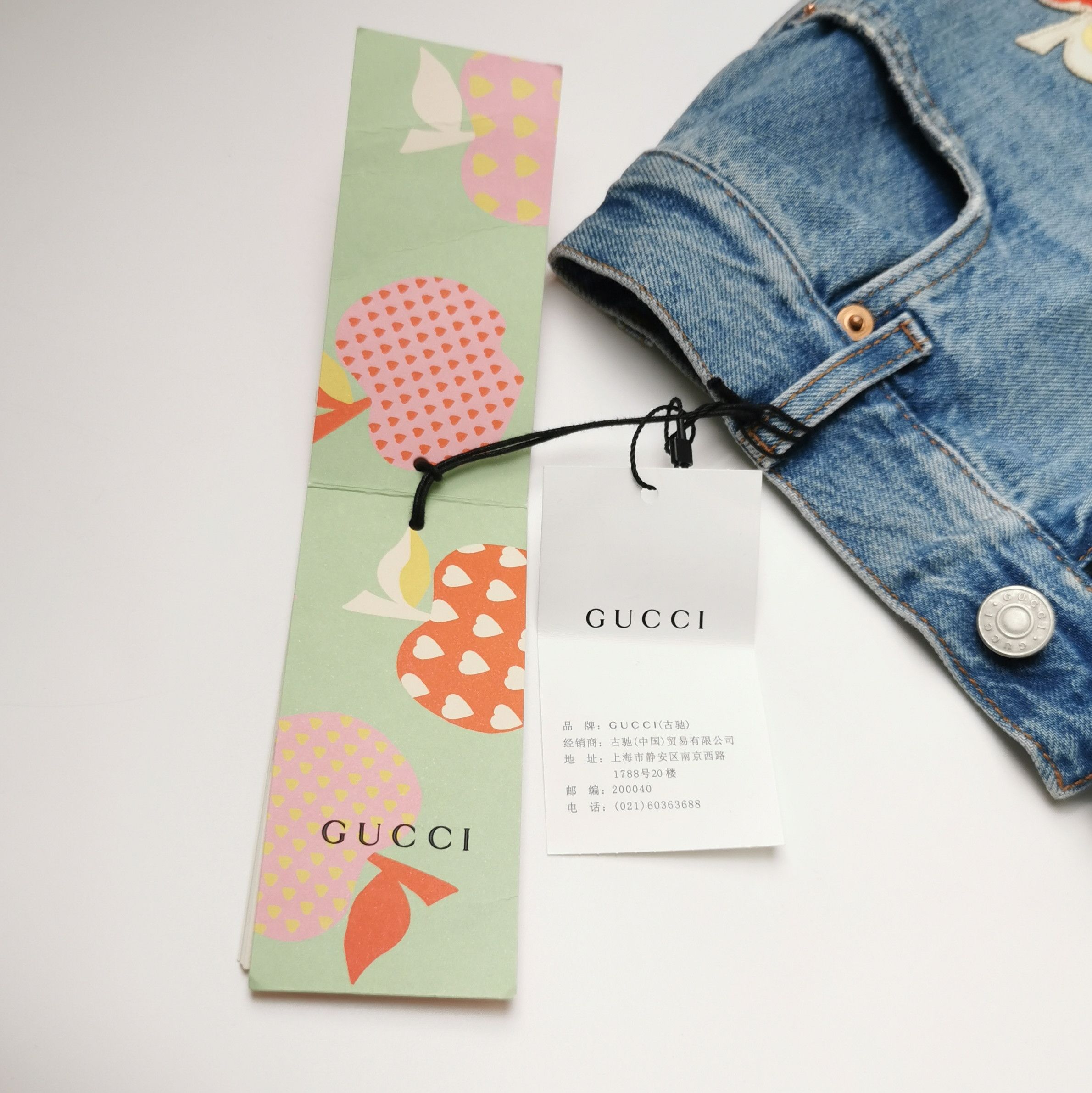 Gucci Gucci Denim Apple Double G Logo Button Shorts XS Size 24" / US 00 / IT 34 - 8 Thumbnail