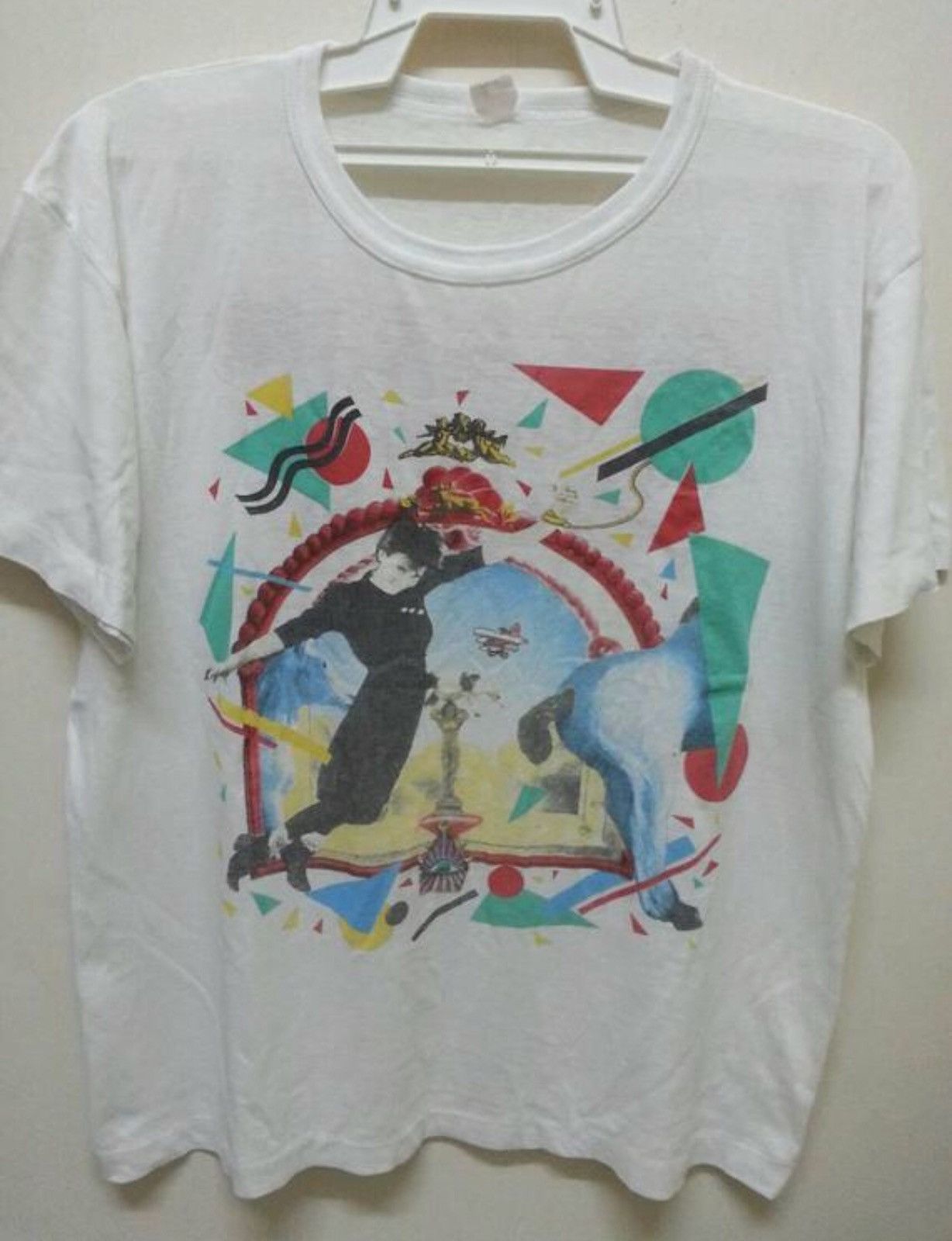 Vintage 80s K D Lang And The Reclines English Singer Tour Album Promo T Shirt