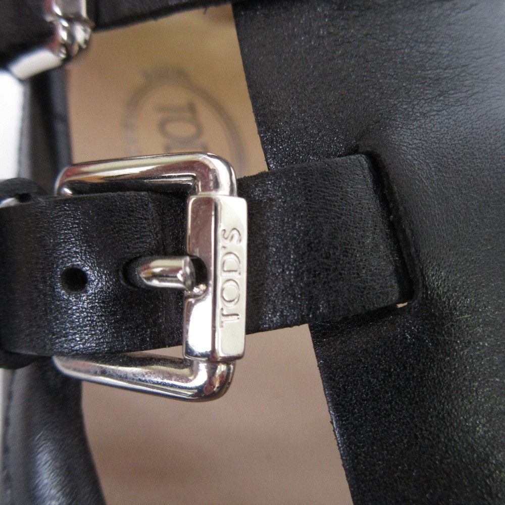 Tod's Tod's Tod's GOMMINI TRONCHETTO FIBBIE Sandals Leather Shoes DUTY FREE for USA Size ONE SIZE - 11 Thumbnail