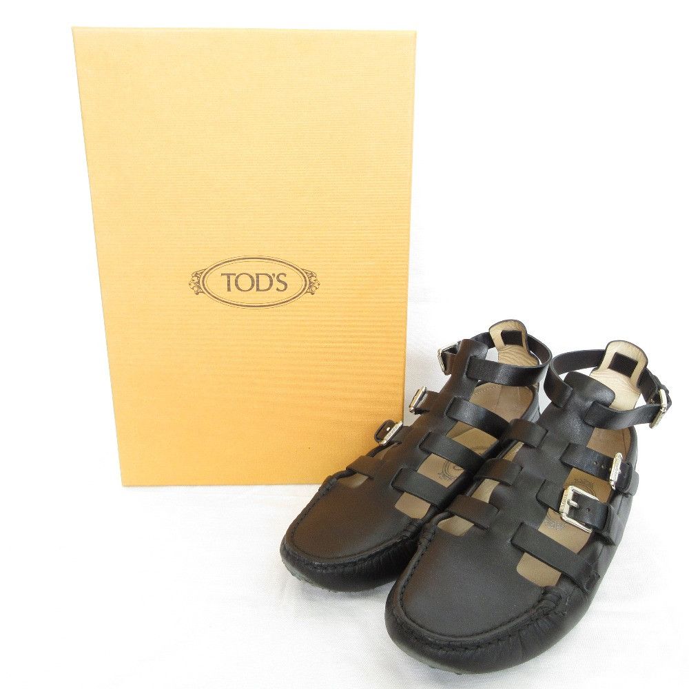 Tod's Tod's Tod's GOMMINI TRONCHETTO FIBBIE Sandals Leather Shoes DUTY FREE for USA Size ONE SIZE - 12 Thumbnail