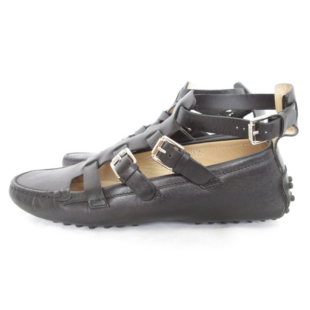 Tod's Tod's Tod's GOMMINI TRONCHETTO FIBBIE Sandals Leather Shoes DUTY FREE for USA Size ONE SIZE - 2 Thumbnail