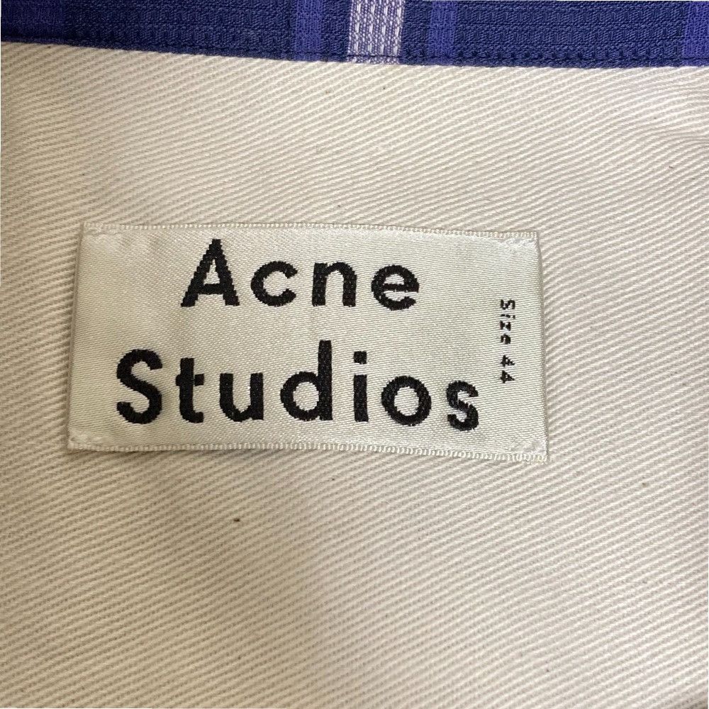 Acne Studios Acne Studios Acne Studios Check Short Sleeve Shirt Cotton Dress Shirt DUTY FREE for USA Size ONE SIZE - 4 Thumbnail