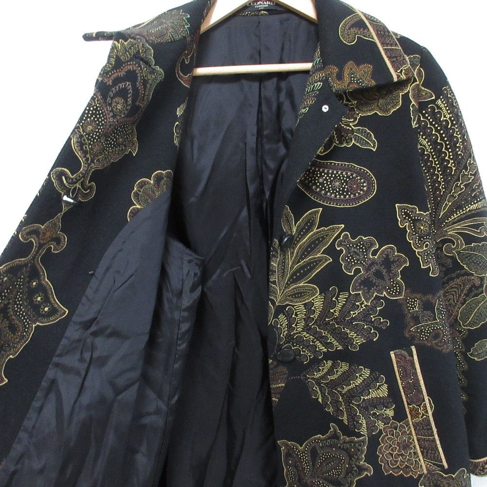 Other Other LEONARD Baroque Paisley Cashmere Blend Coat Others Outerwear DUTY FREE for USA Size ONE SIZE - 3 Thumbnail