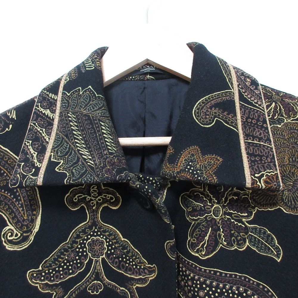 Other Other LEONARD Baroque Paisley Cashmere Blend Coat Others Outerwear DUTY FREE for USA Size ONE SIZE - 4 Thumbnail