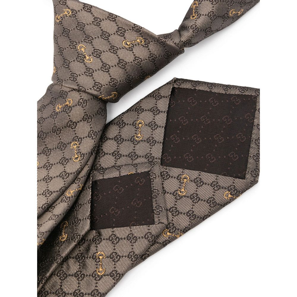 Gucci Gucci BROWN Ties & Bow Ties Size ONE SIZE - 2 Thumbnail