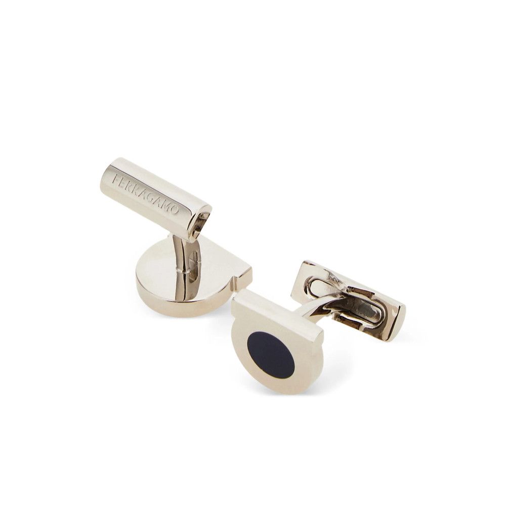 Salvatore Ferragamo Ferragamo SILVER Cufflinks Size ONE SIZE - 3 Thumbnail