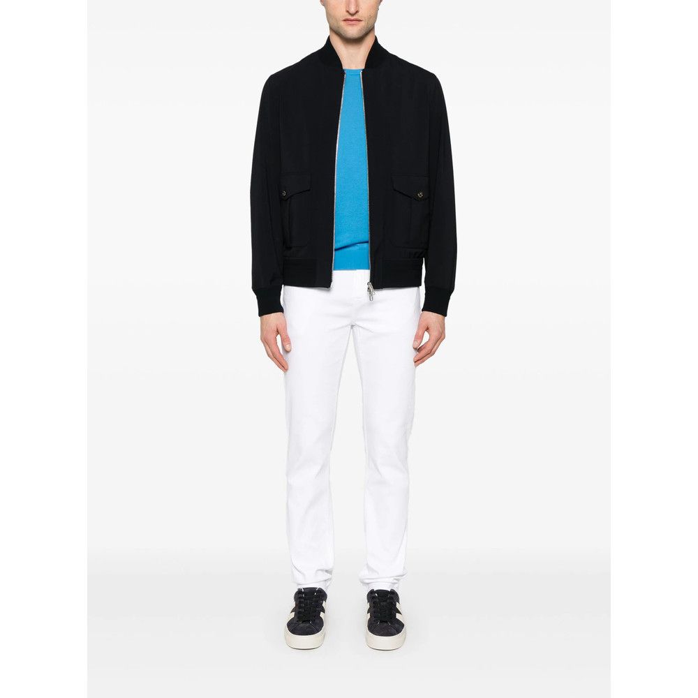 7 For All Mankind 7 For All Mankind WHITE Denim - Slim-Fit Jeans Size US 32 / EU 48 - 2 Thumbnail