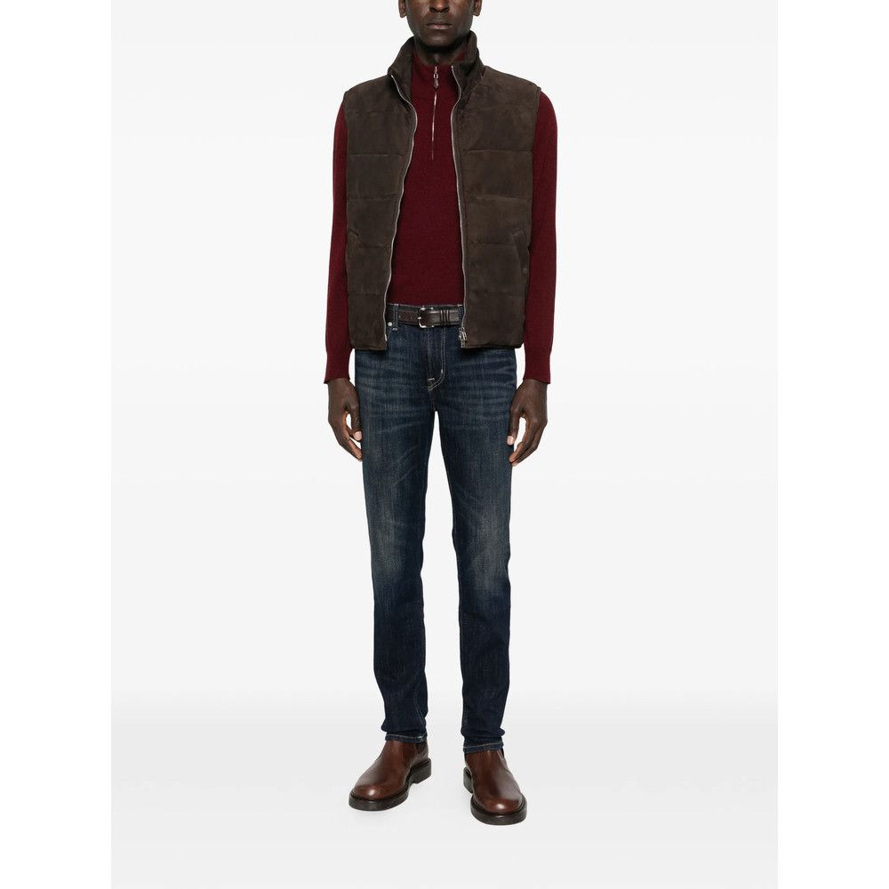 7 For All Mankind 7 For All Mankind BLUE Denim - Slim-Fit Jeans Size US 30 / EU 46 - 2 Thumbnail