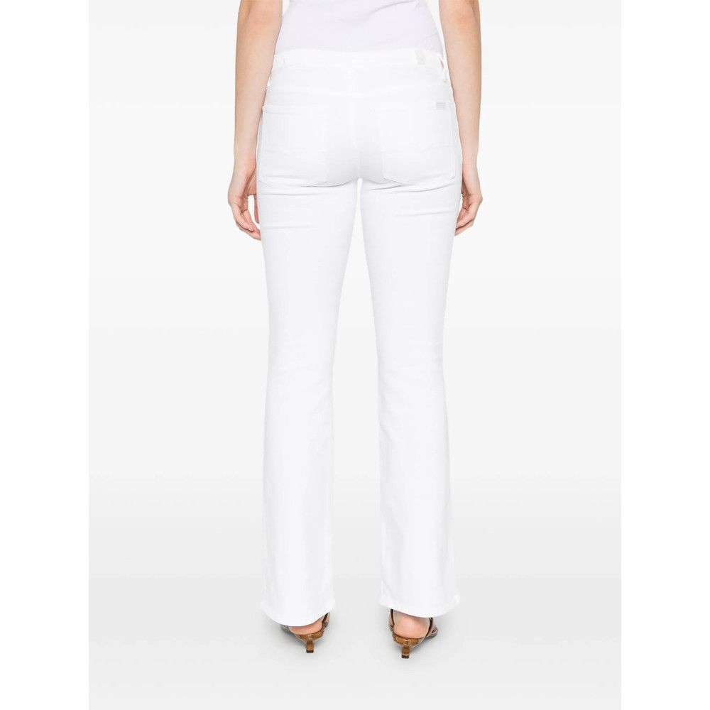 7 For All Mankind 7 For All Mankind WHITE Denim - Bootcut Jeans Size 24" / US 00 / IT 34 - 5 Thumbnail