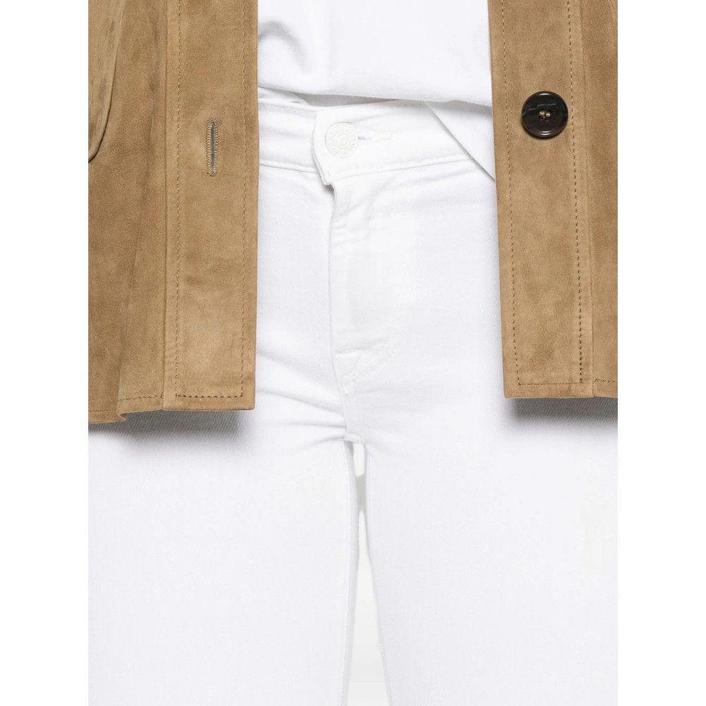 7 For All Mankind 7 For All Mankind WHITE Denim - Bootcut Jeans Size 25" / US 0 / IT 36 - 2 Thumbnail