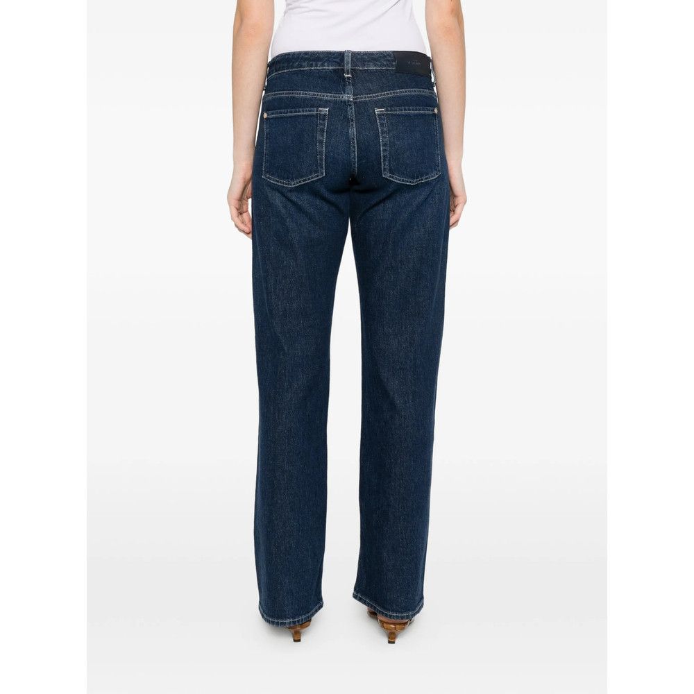7 For All Mankind 7 For All Mankind BLUE Denim - Straight-Leg Jeans Size 26" / US 2 / IT 38 - 4 Thumbnail