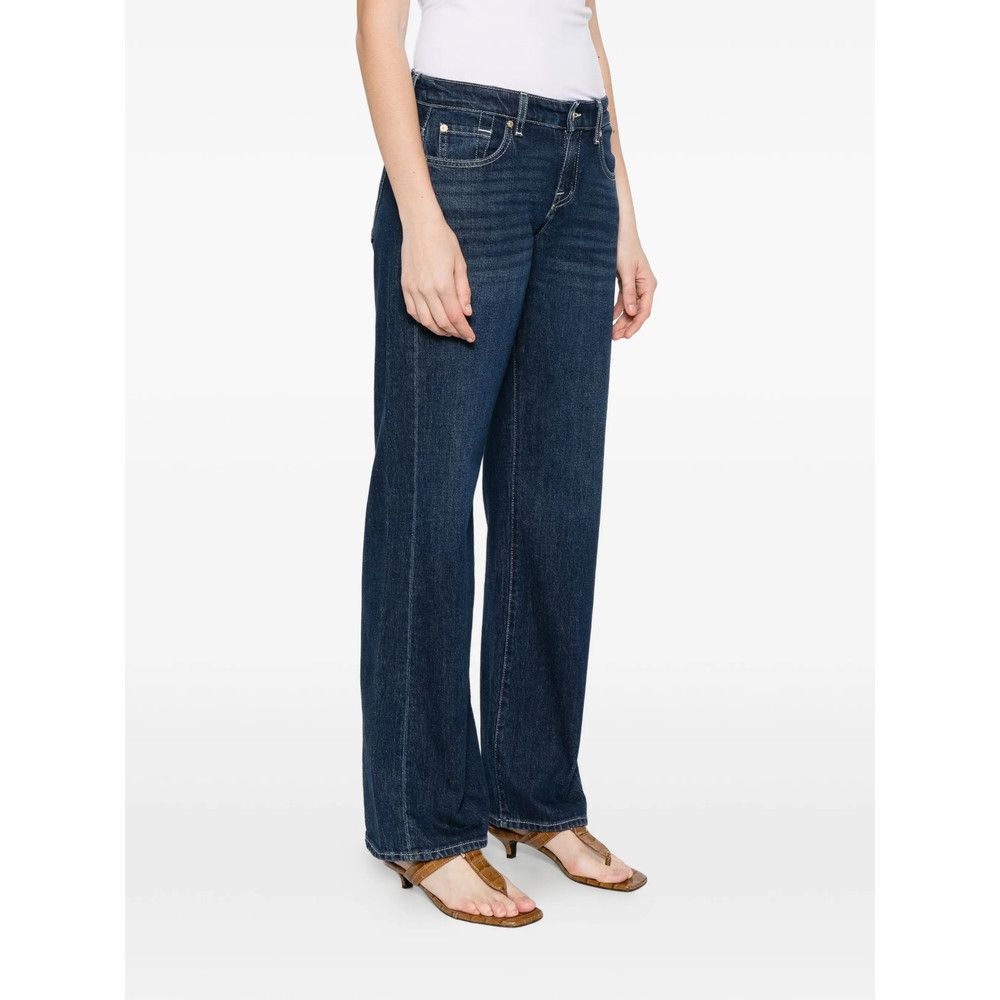 7 For All Mankind 7 For All Mankind BLUE Denim - Straight-Leg Jeans Size 26" / US 2 / IT 38 - 5 Thumbnail