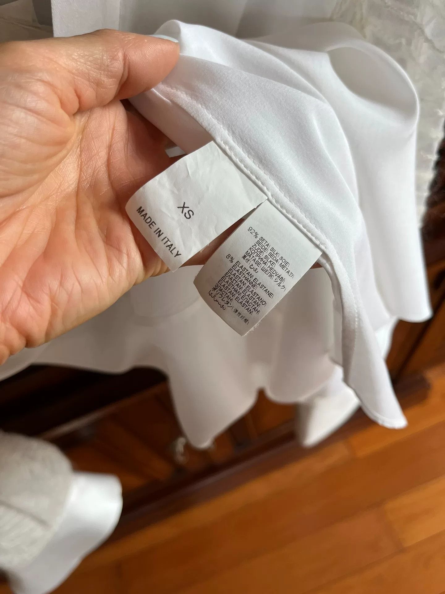 Brunello Cucinelli Brunello Cucinelli White Embroidered Shirt Size US XS / EU 42 / 0 - 6 Thumbnail