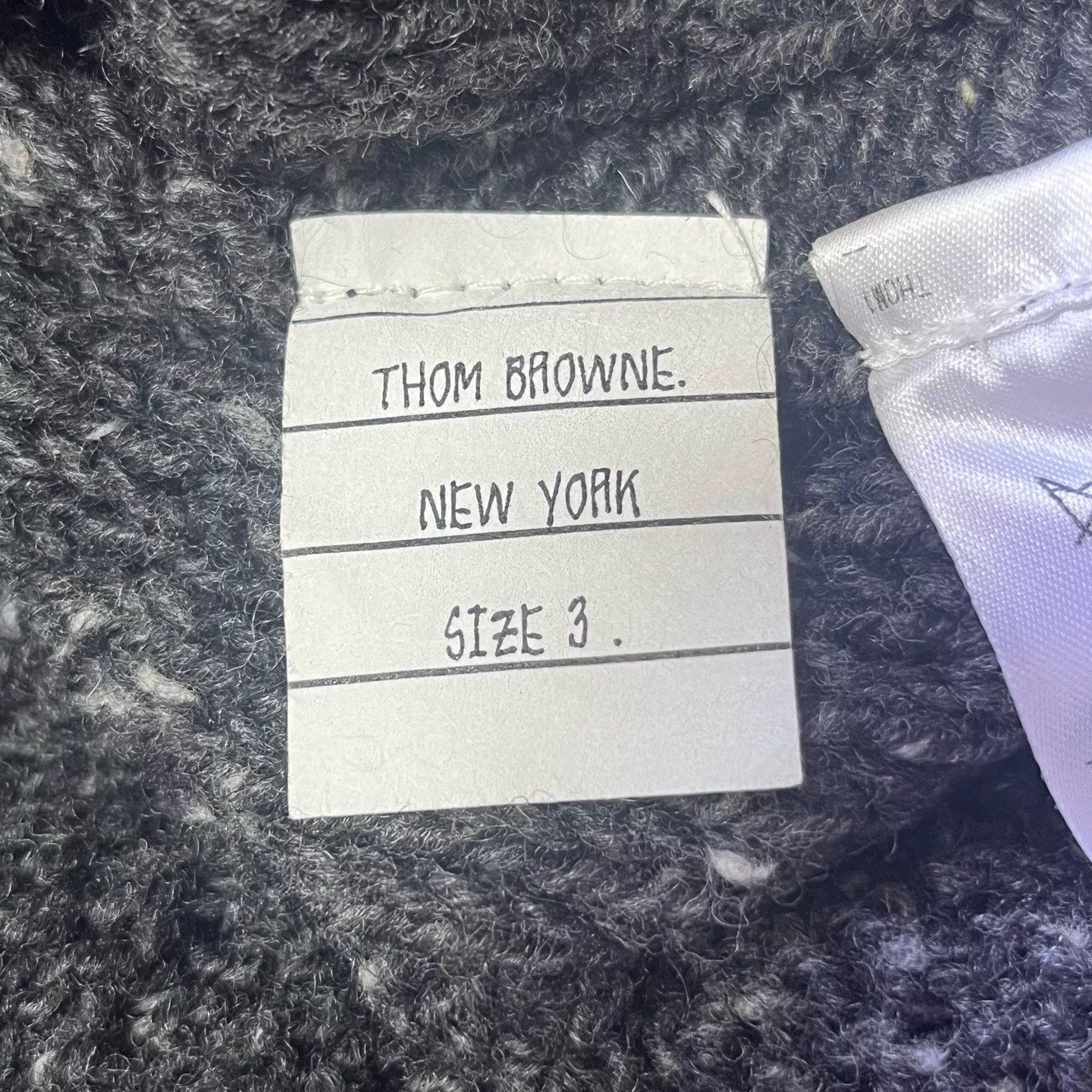 Thom Browne Thom Browne Gray Paneled Stripe Cardigan Size US M / EU 48-50 / 2 - 4 Thumbnail
