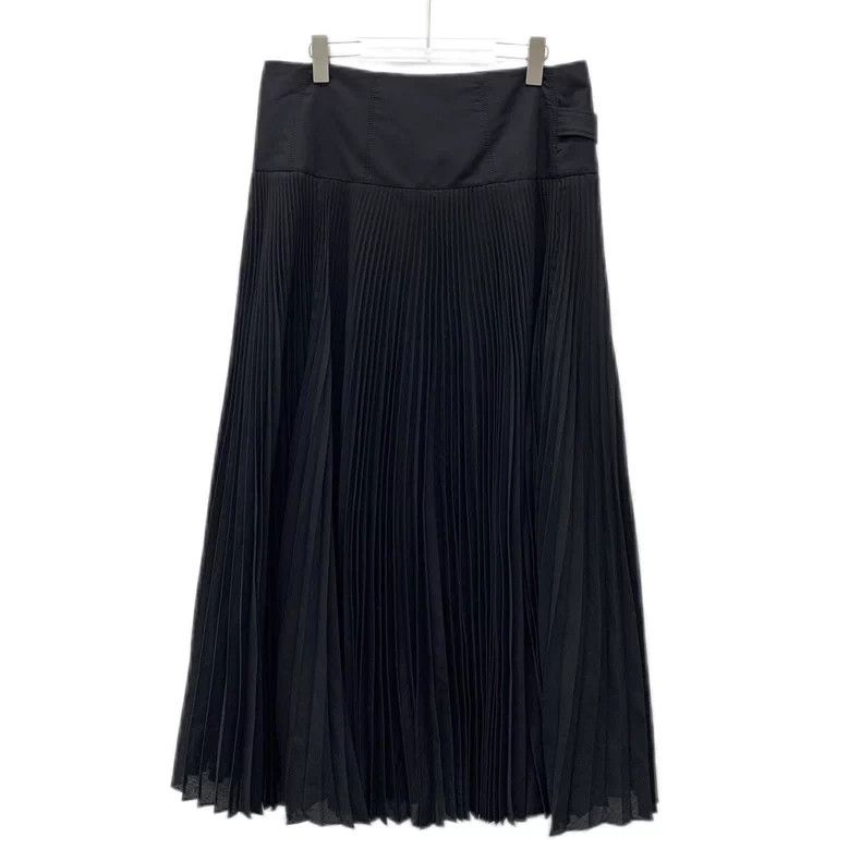 Brunello Cucinelli Brunello Cucinelli Black Belted Pleated Skirt Size US 36 / EU 52 - 2 Thumbnail