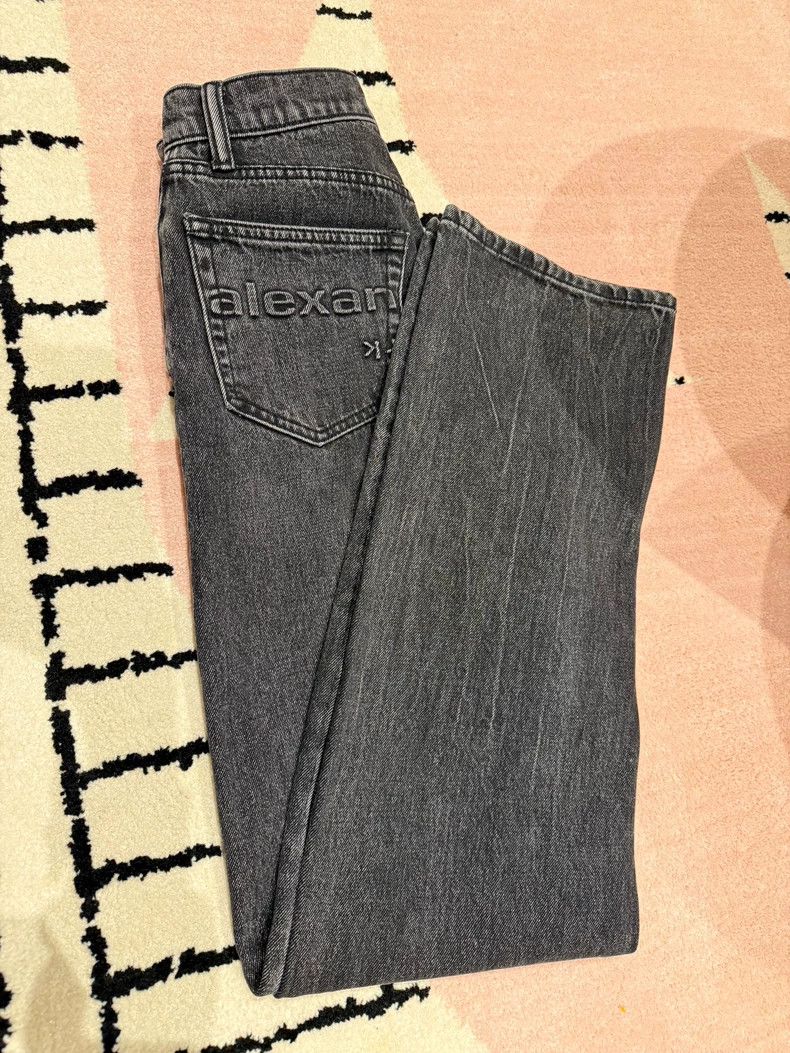 Alexander Wang Alexander Wang Women's Logo Pocket Jeans Size US 26 / EU 42 - 3 Thumbnail
