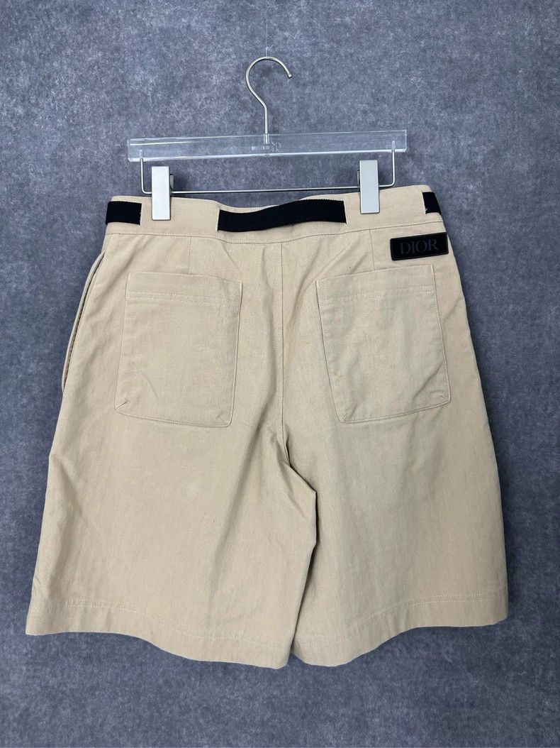 Dior Dior Belted Cargo Shorts Khaki 44 Size US 44 / EU 60 - 2 Thumbnail
