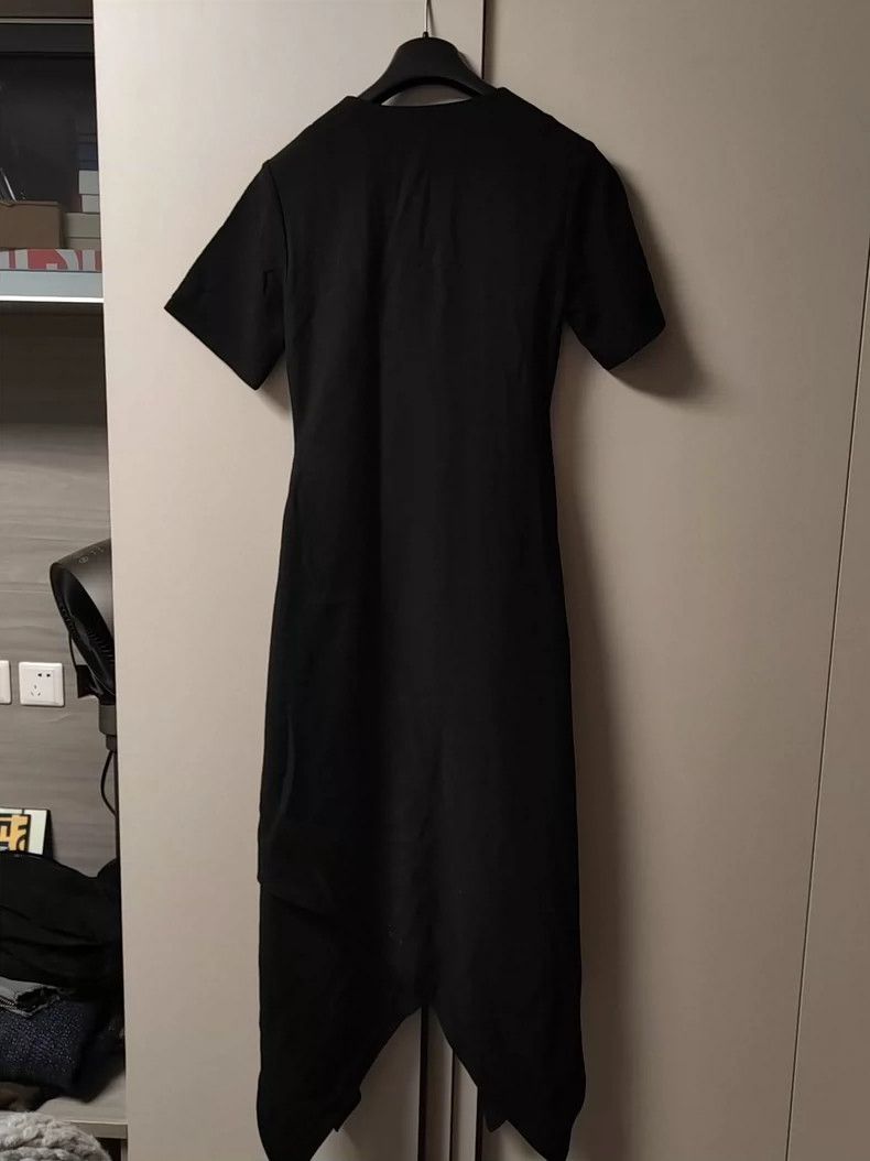 Loewe LOEWE Black Wrap Dress Size 36 Size US 36 / EU 52 - 2 Thumbnail