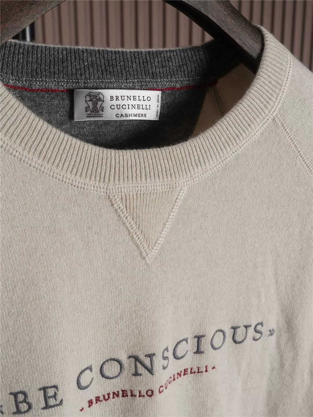 Brunello Cucinelli Brunello Cucinelli Cashmere Sweatshirt Size US M / EU 48-50 / 2 - 2 Thumbnail