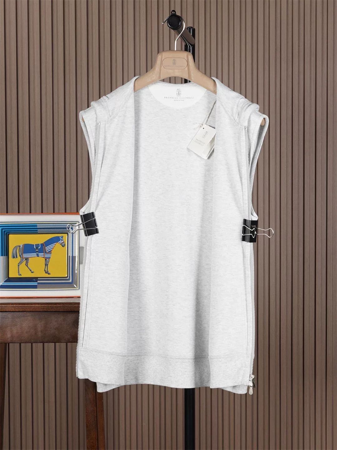 Brunello Cucinelli Brunello Cucinelli Hooded Sweatshirt Vest Size US M / EU 48-50 / 2 - 4 Thumbnail