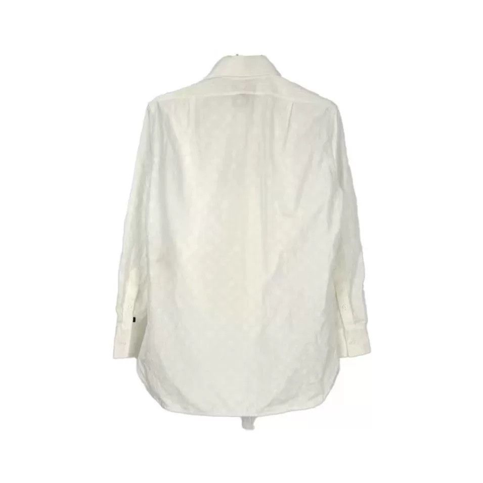 Louis Vuitton LV White Logo Pattern Button-Up Shirt Size US XS / EU 42 / 0 - 2 Thumbnail