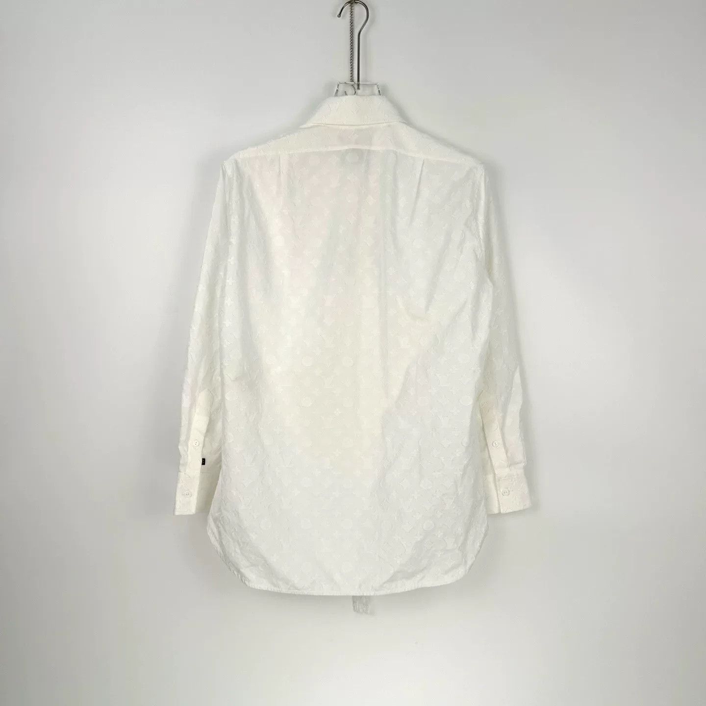 Louis Vuitton LV White Logo Pattern Button-Up Shirt Size US XS / EU 42 / 0 - 4 Thumbnail