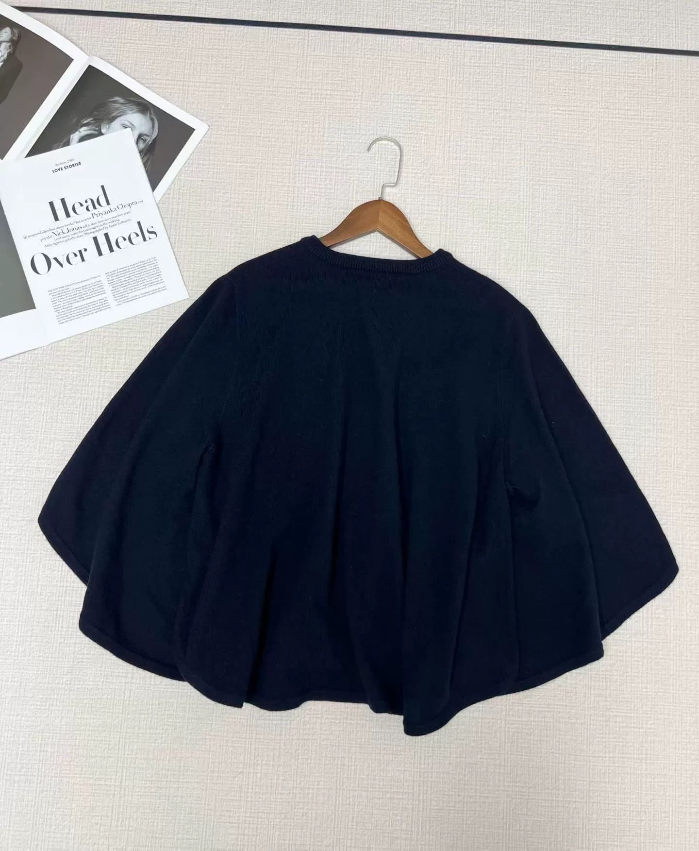 Hermes HERMES Cashmere Cape Sweater Size US XXS / EU 40 - 3 Thumbnail