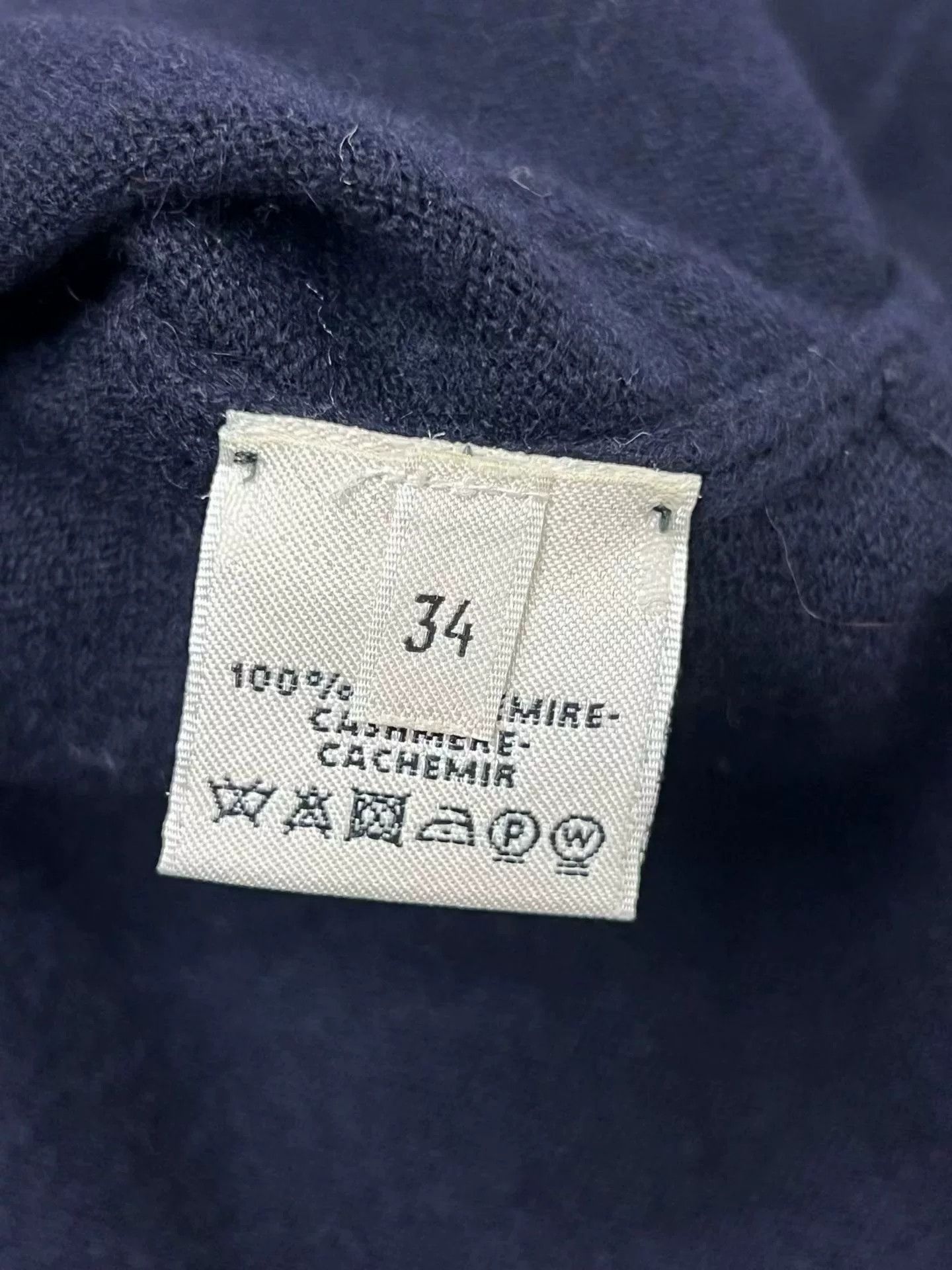 Hermes HERMES Cashmere Cape Sweater Size US XXS / EU 40 - 4 Thumbnail