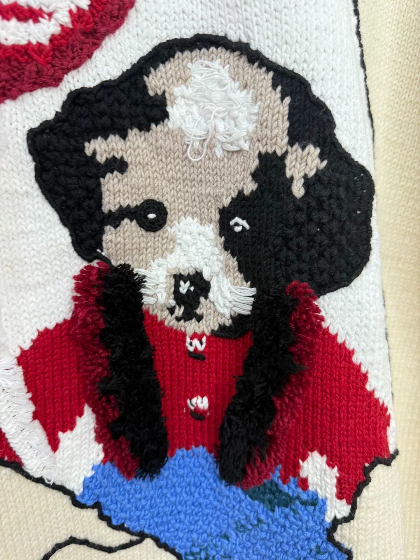 Loewe LOEWE Dog Pattern Wool Sweater Size US XS / EU 42 / 0 - 3 Thumbnail